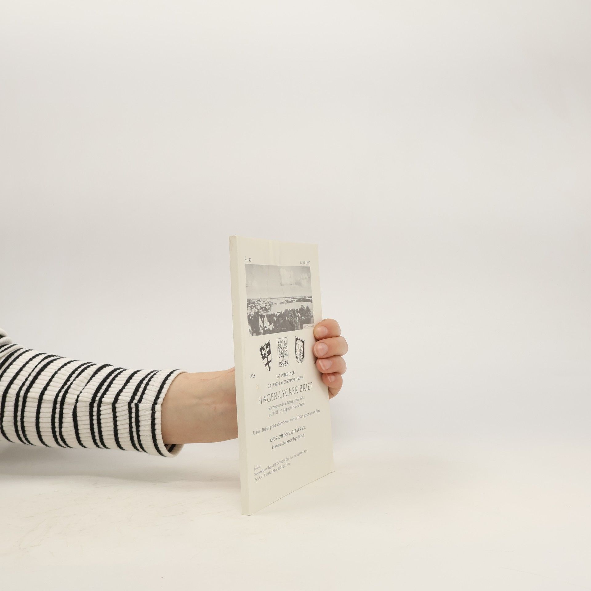 Collectif d'auteurs Hagen-Lycker Brief mit Programm zum Jahrestreffen 1982 am 20./ 21./ 22. August in Hagen