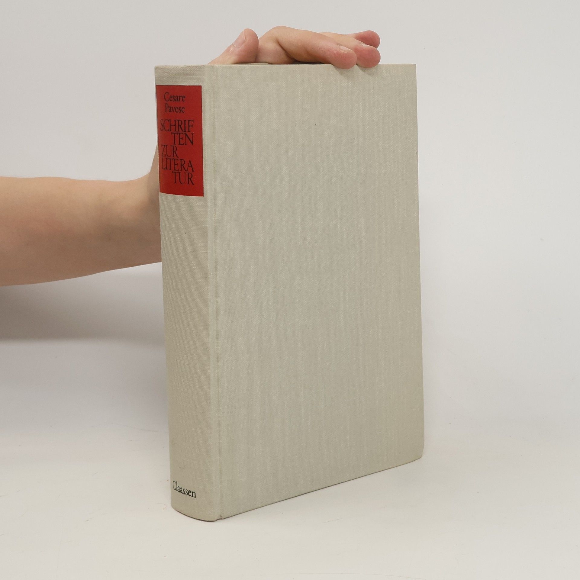 Cesare Pavese Schriften zur Literatur
