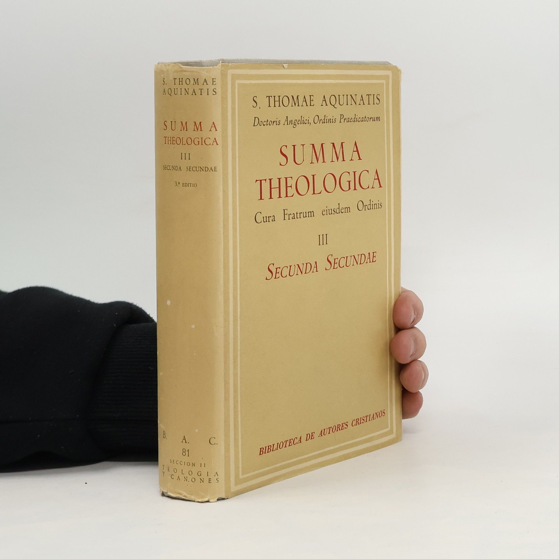 S. Thomae Aquinatis Summa Theologica III.