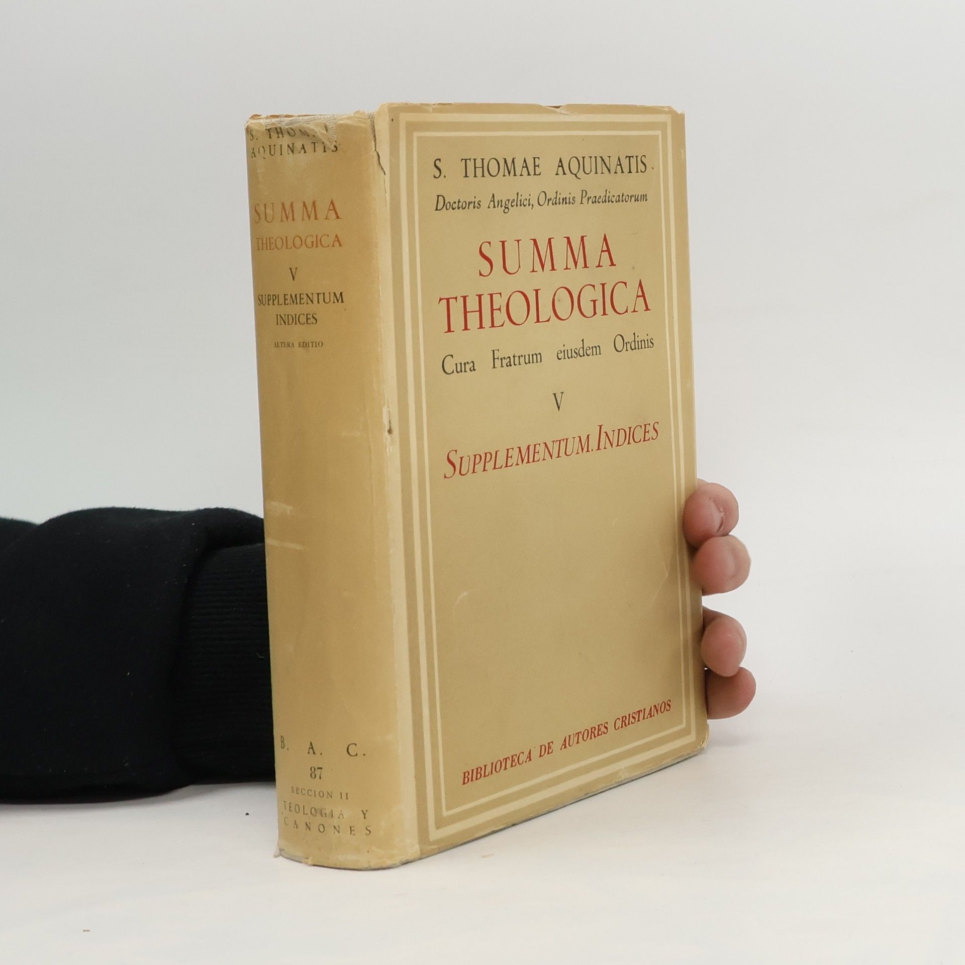 S. Thomae Aquinatis Summa Theologica V.