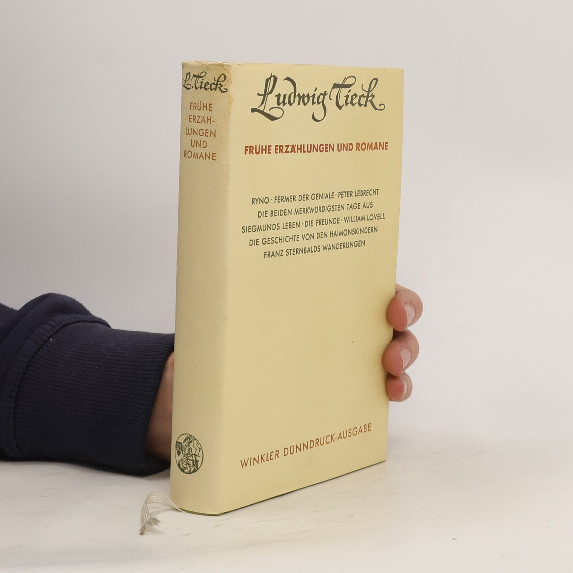 Ludwig Tieck Frühe Erzählungen und Romane