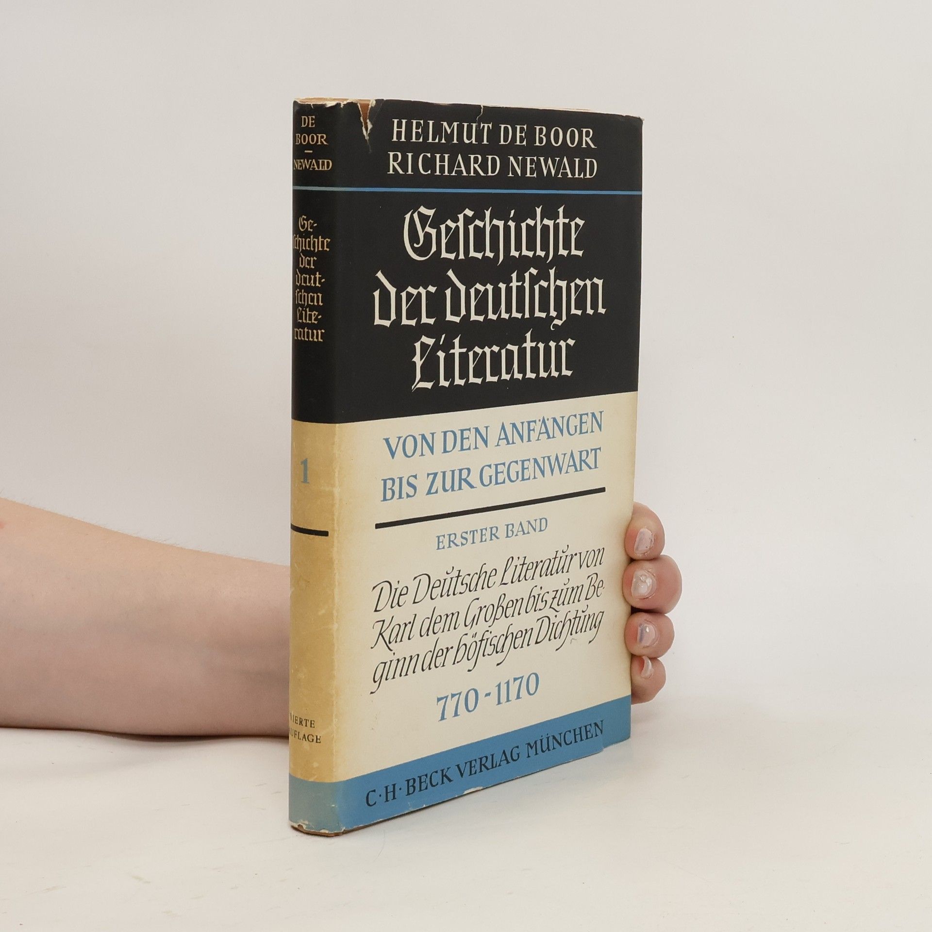 Helmut de Boor Geschichte der deutschen Literatur 1 (770-1170)