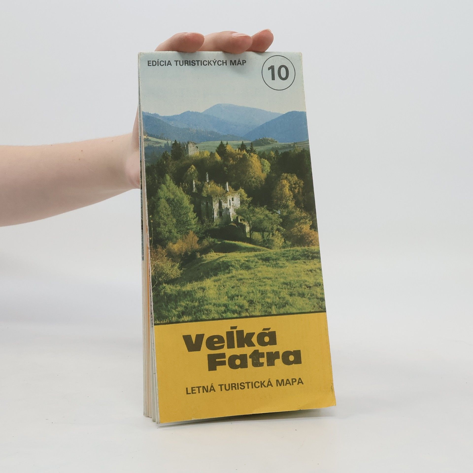 Mária Belanová Veľká Fatra: letná turistická mapa