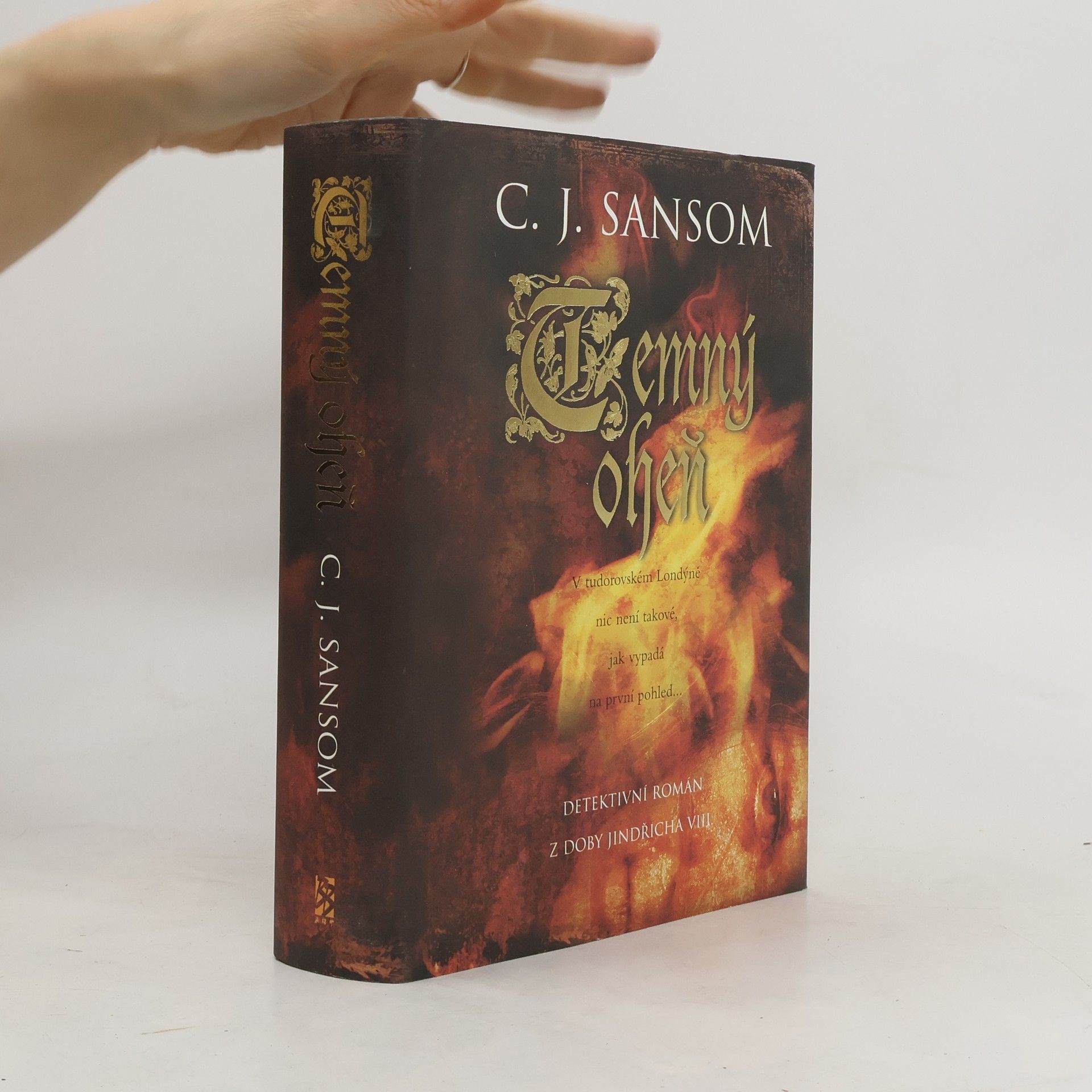 Christopher John Sansom Temný oheň : detektivní román z doby Jindřicha VIII.