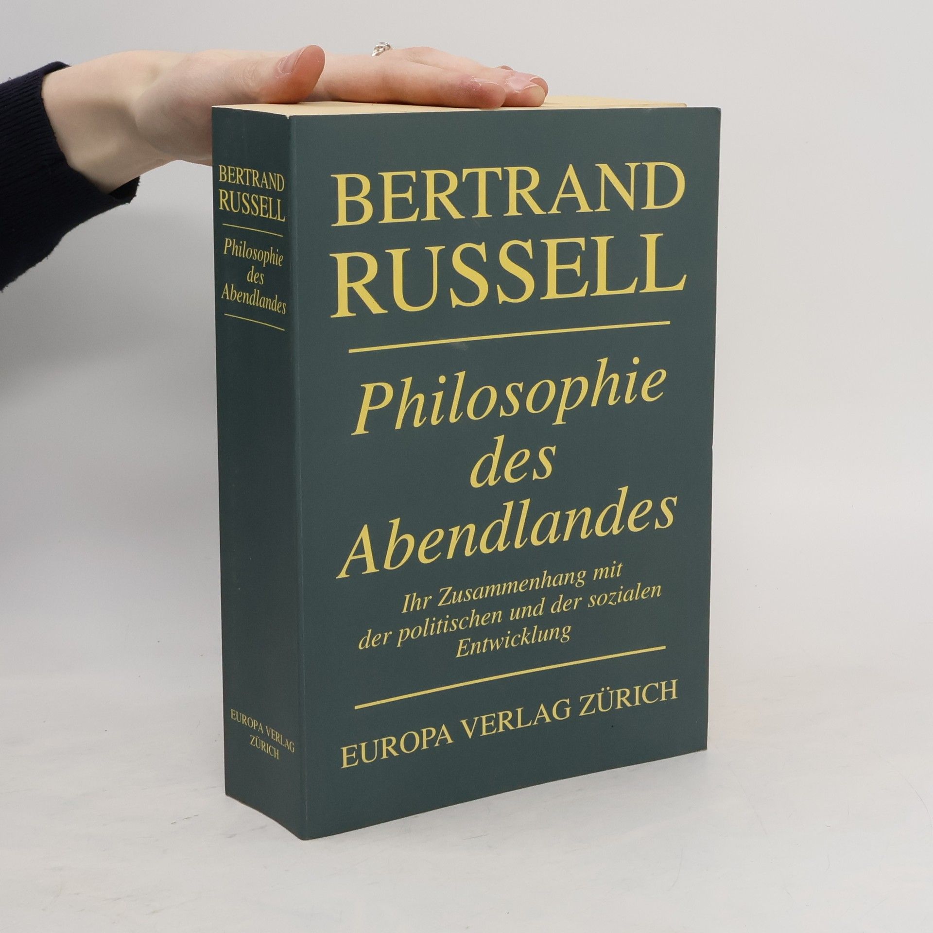 Bertrand Russell Philosophie des Abendlandes