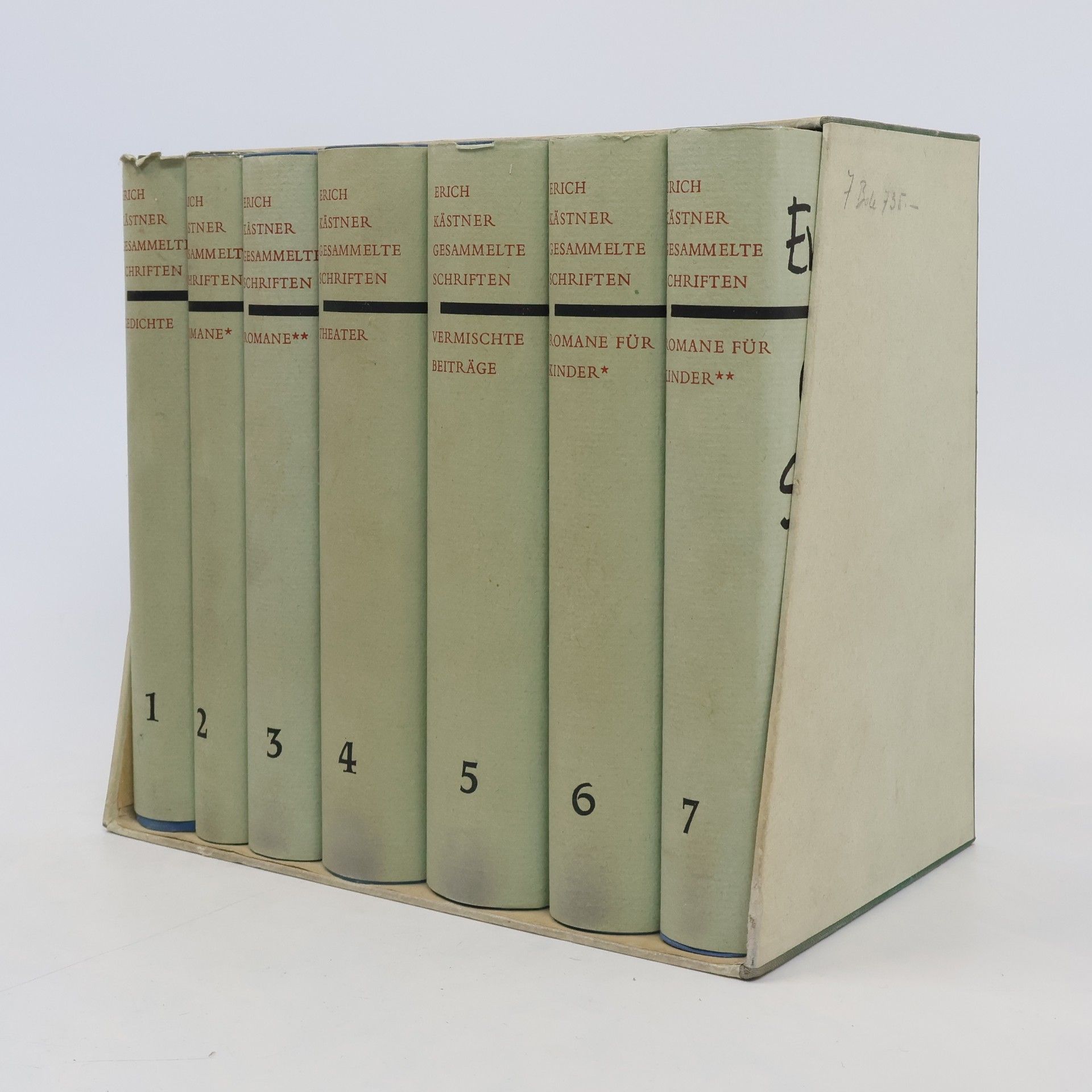 Erich Kästner Gesammelte Schriften 1-7