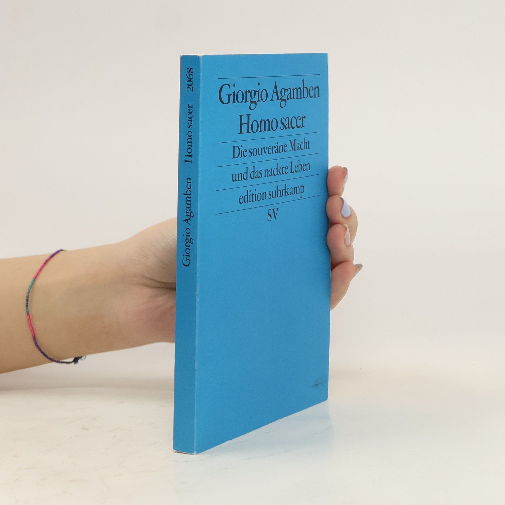 Giorgio Agamben Homo sacer 1