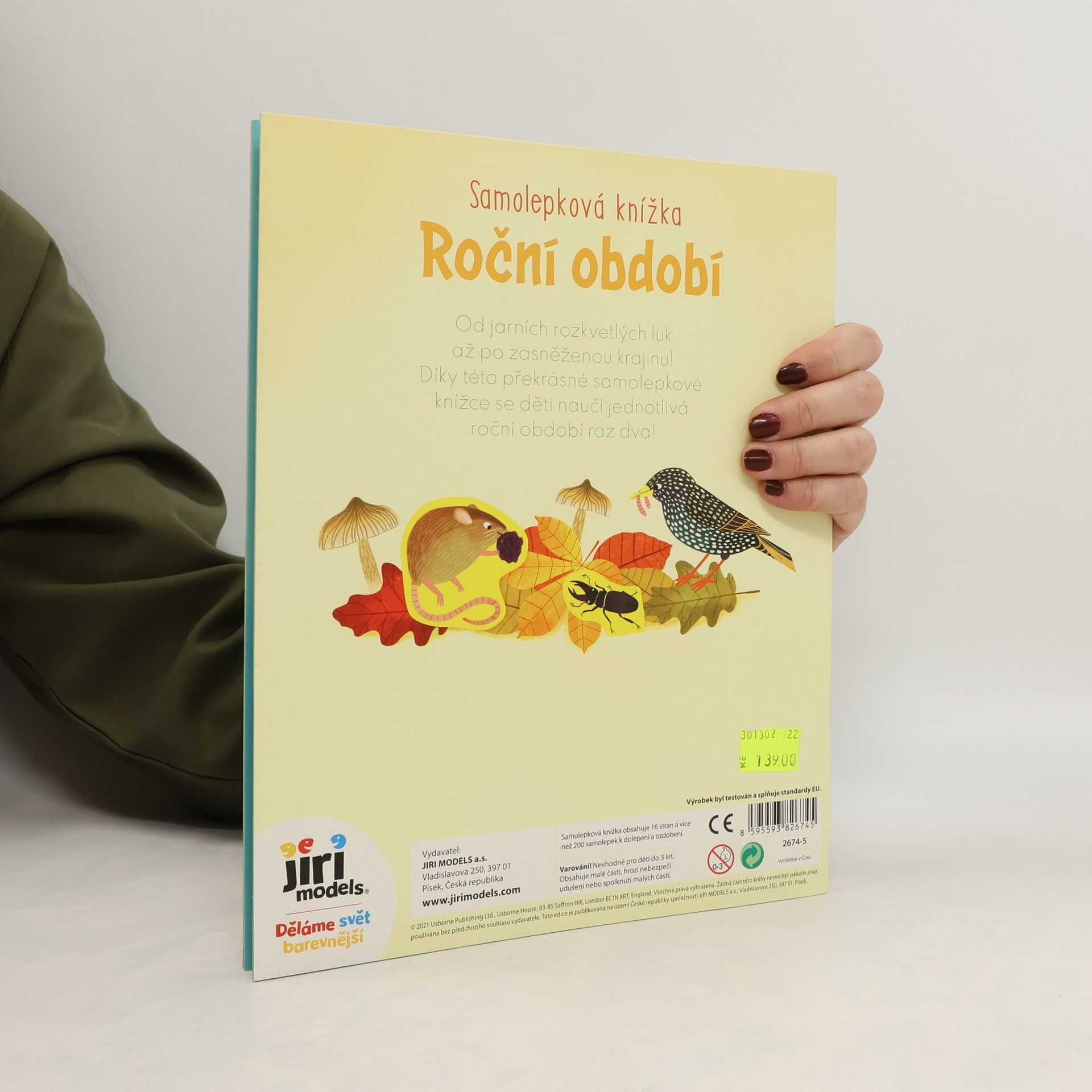 Kolektiv autorů Samolepková knížka roční období