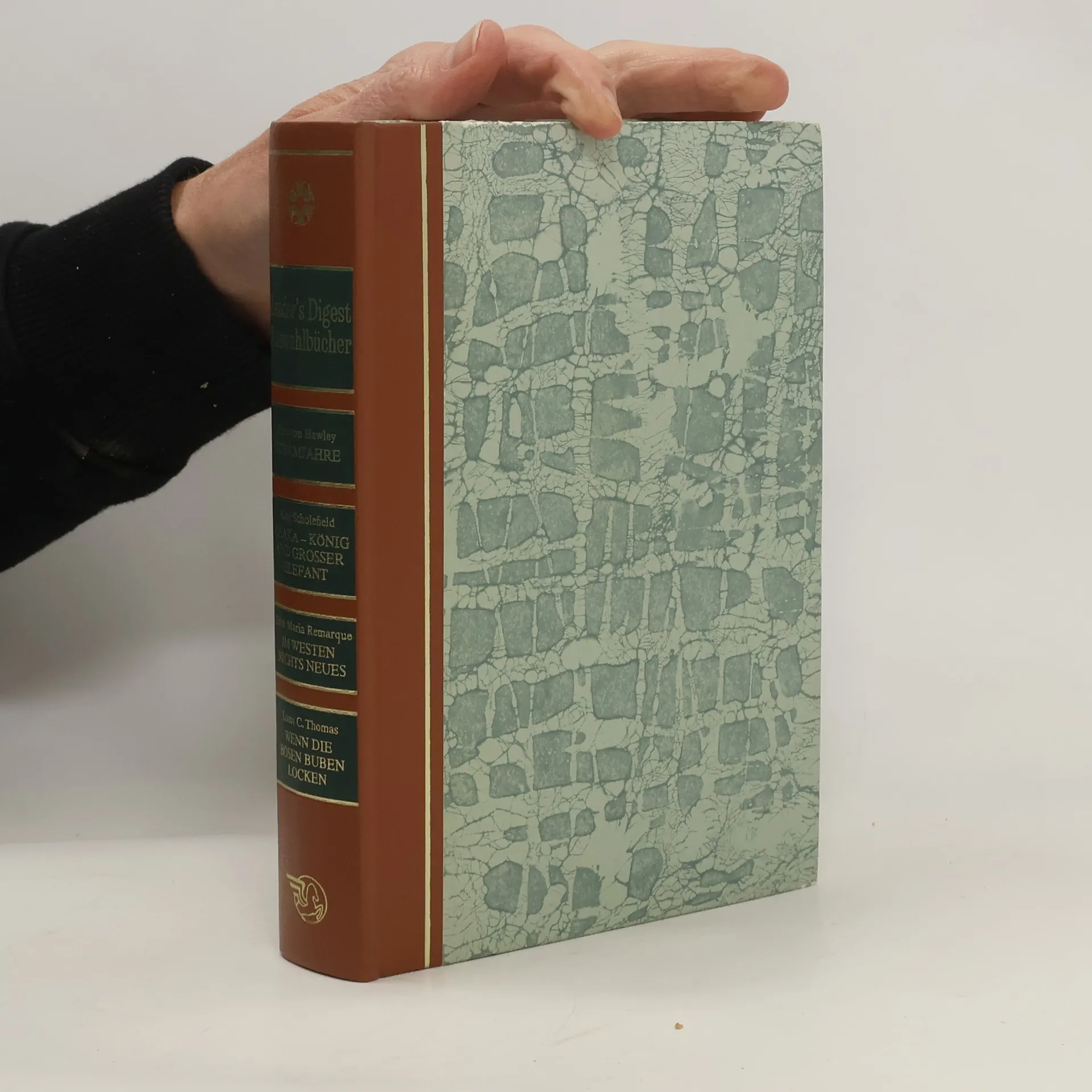 Reader's Digest Auswahlbücher. Sturmjahre. Chaka-König und grosser Elefant. Im Westen nichts Neues. Wenn die Bösen buben Locken | Buch | Hardcover