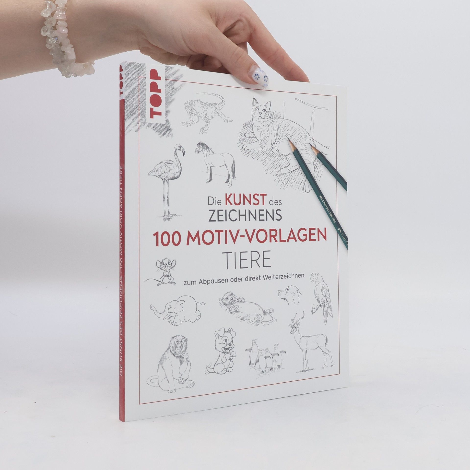 Frechverlag Kunst des Zeichnens 100 Motiv-Vorlagen Tiere