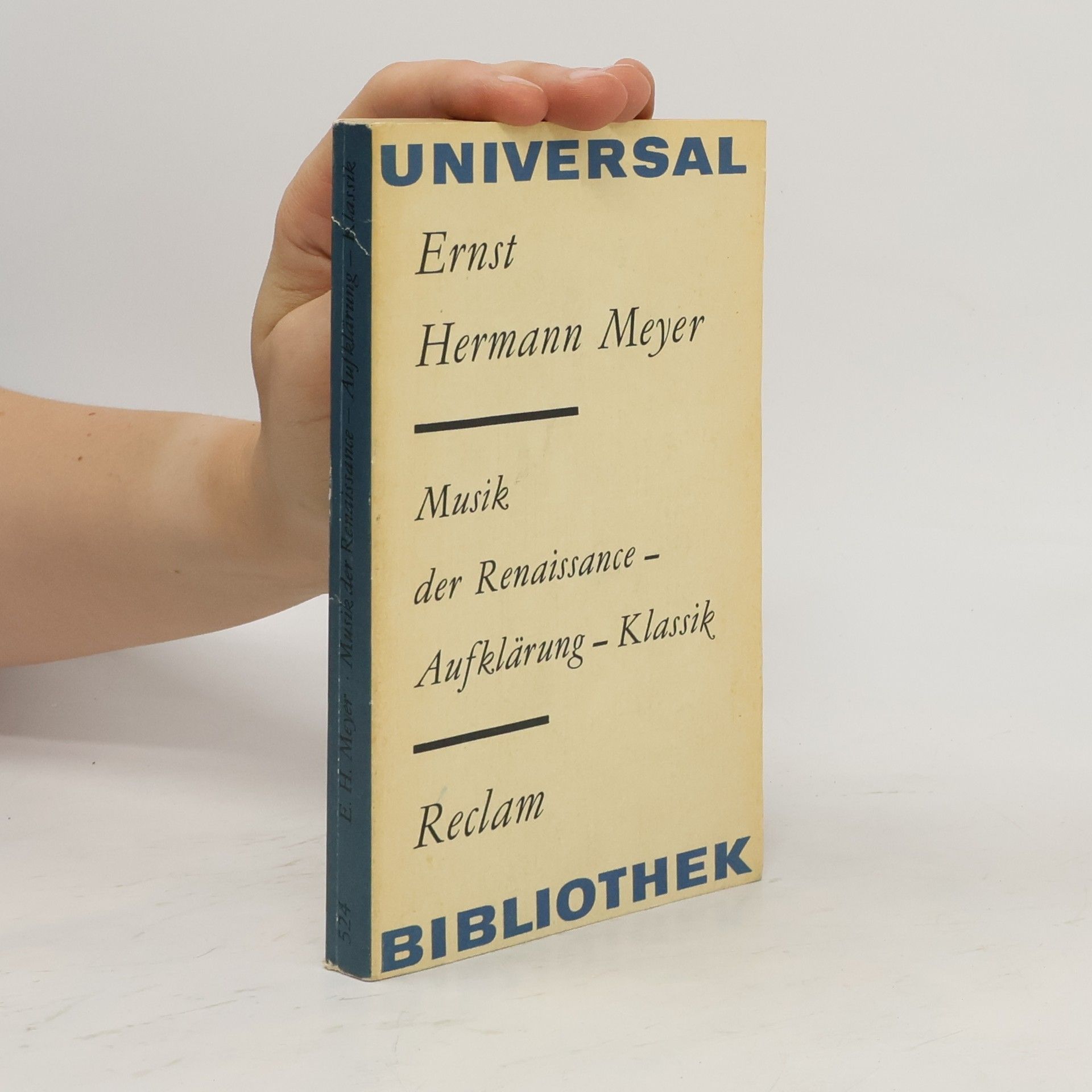 Collective Ernst Hermann Meyer : Musik der Renaissance - Aufklärung - Klassik