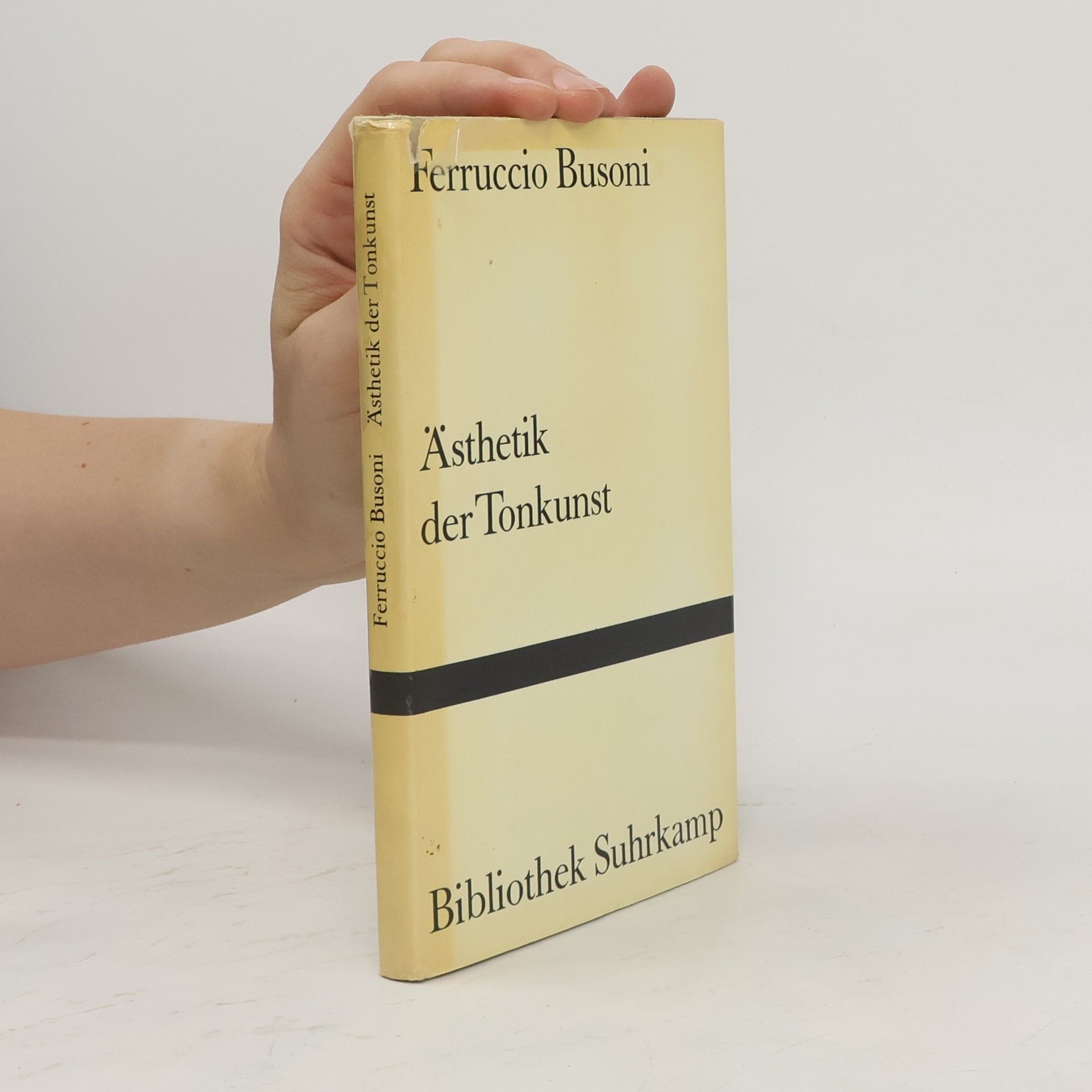 Ferruccio Busoni Ästhetik der Tonkunst