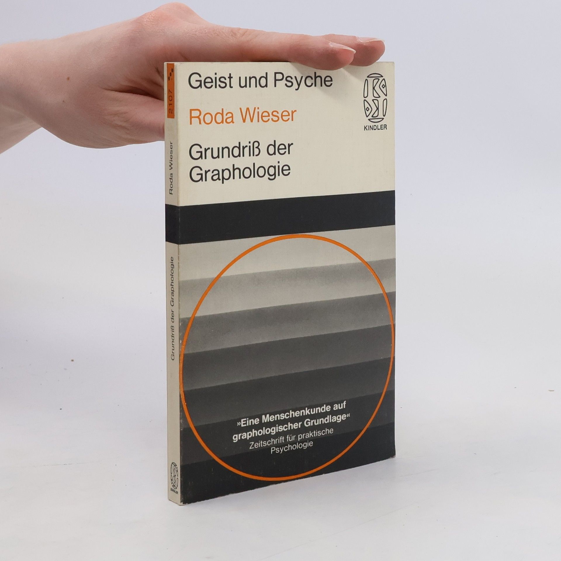 Roda Wieser Grundriss der Graphologie