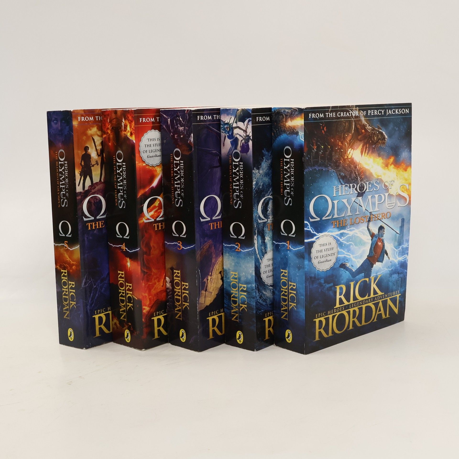 Rick Riordan Heroes of Olympus 1-5