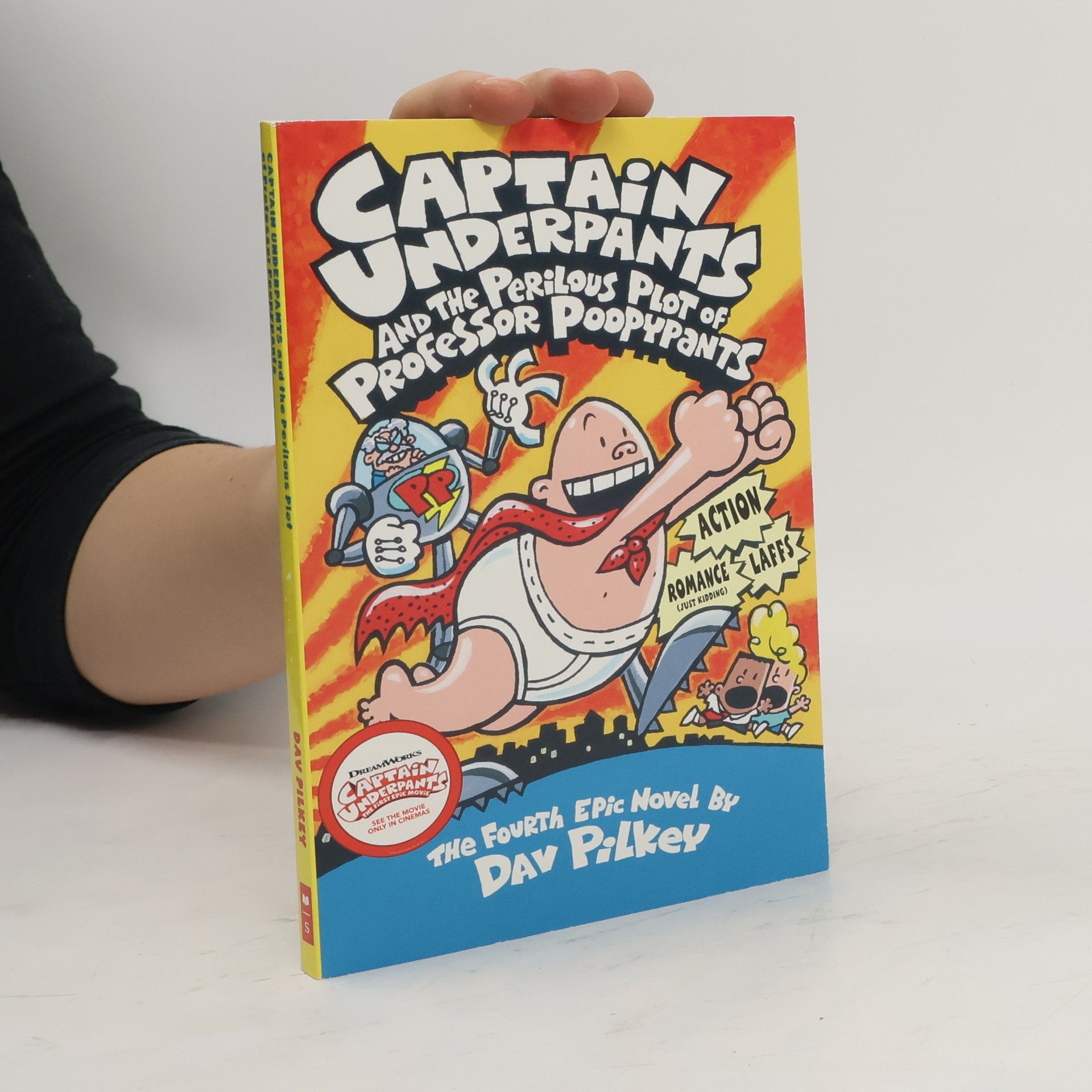 Dav Pilkey Captain Underpants and the perilous plot of professor poopypants