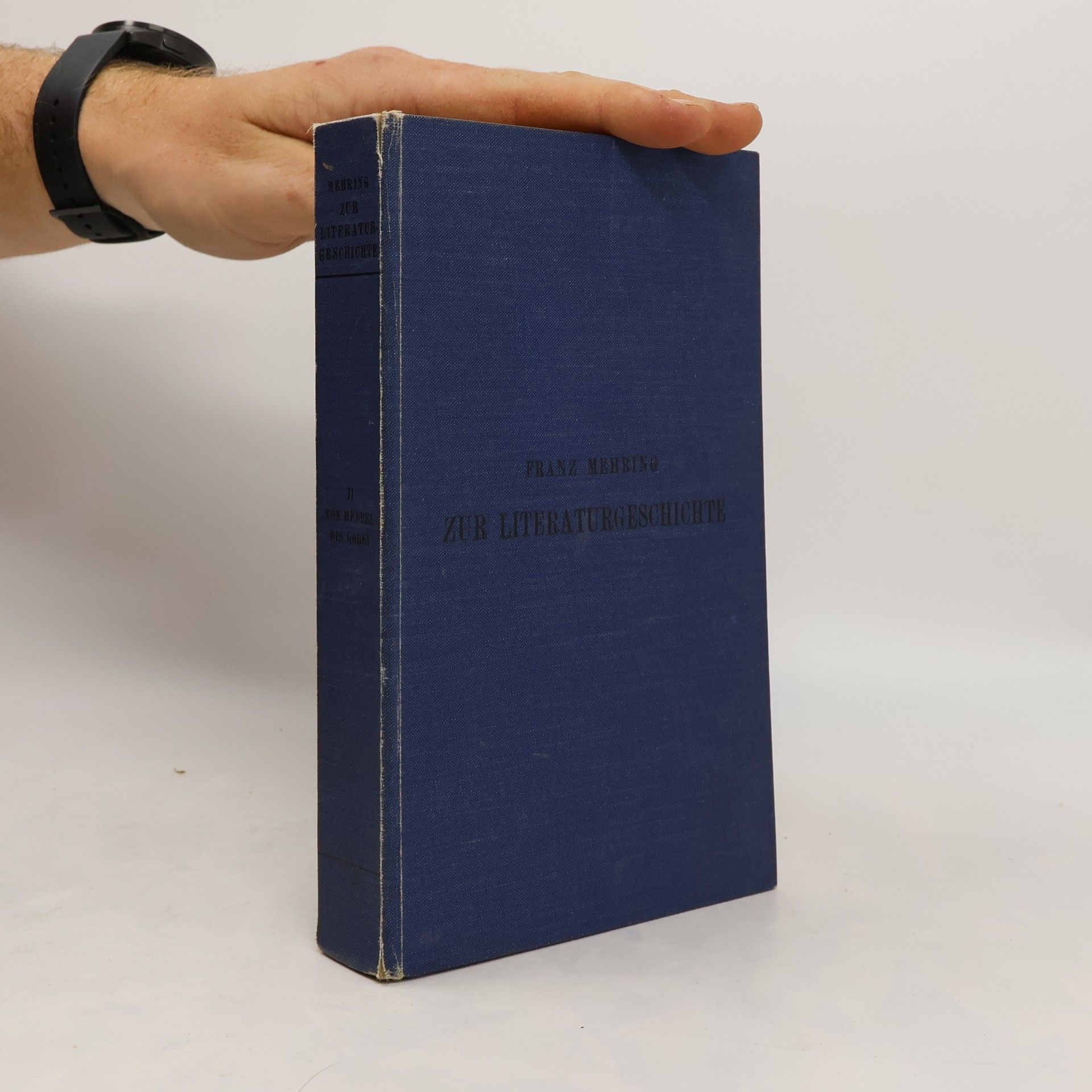 Franz Mehring Zur Literaturgeschichte von Hebbel bis Gorki