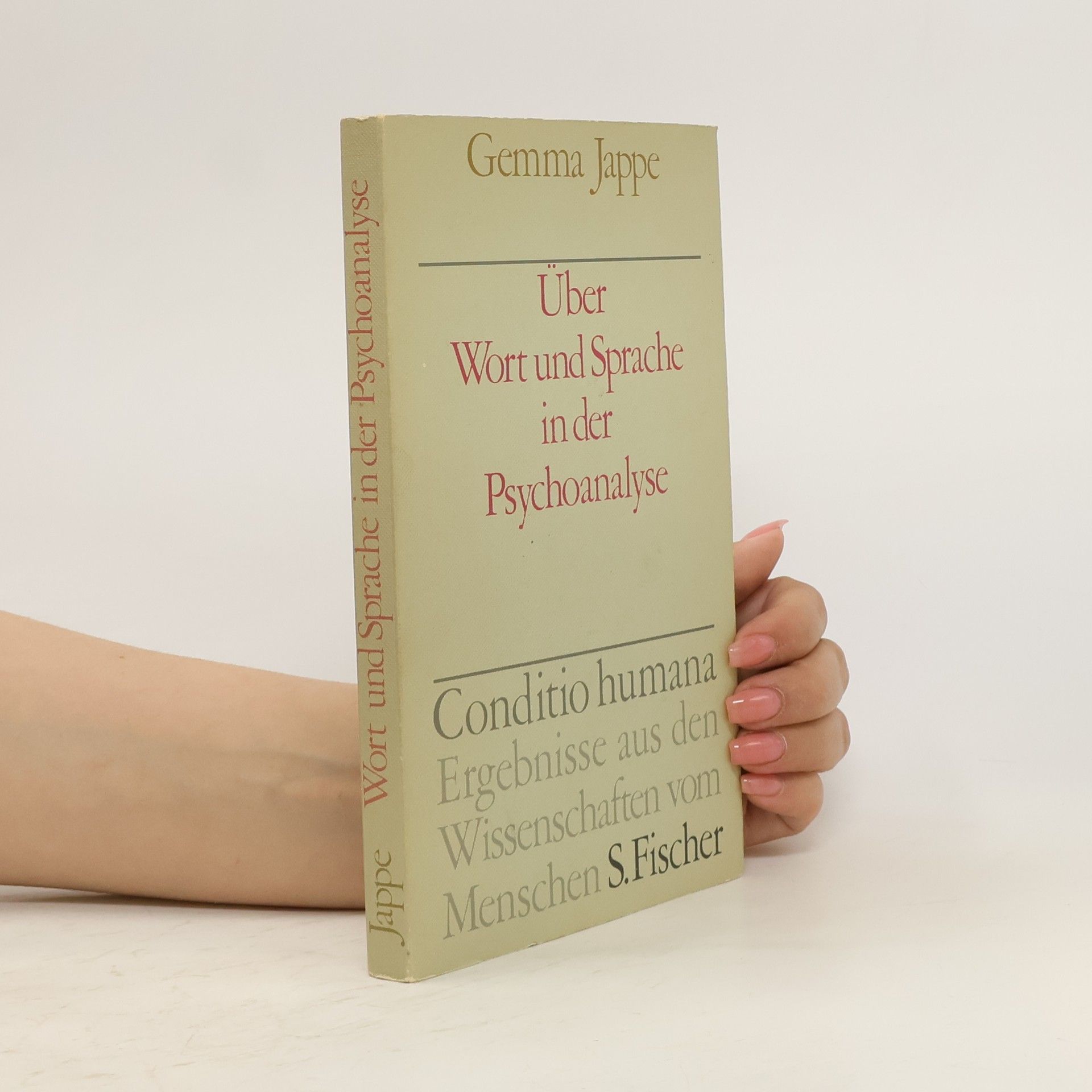 Gemma Jappe Über Wort und Sprache in der Psychoanalyse