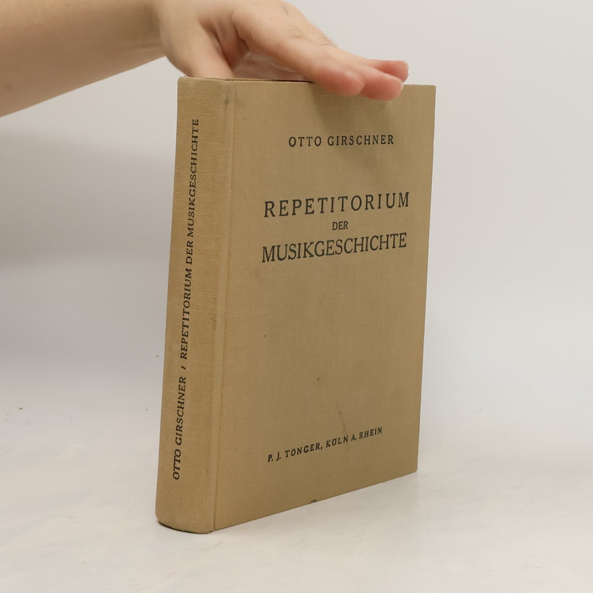 Otto Girschner Repetitorium der Musikgeschichte