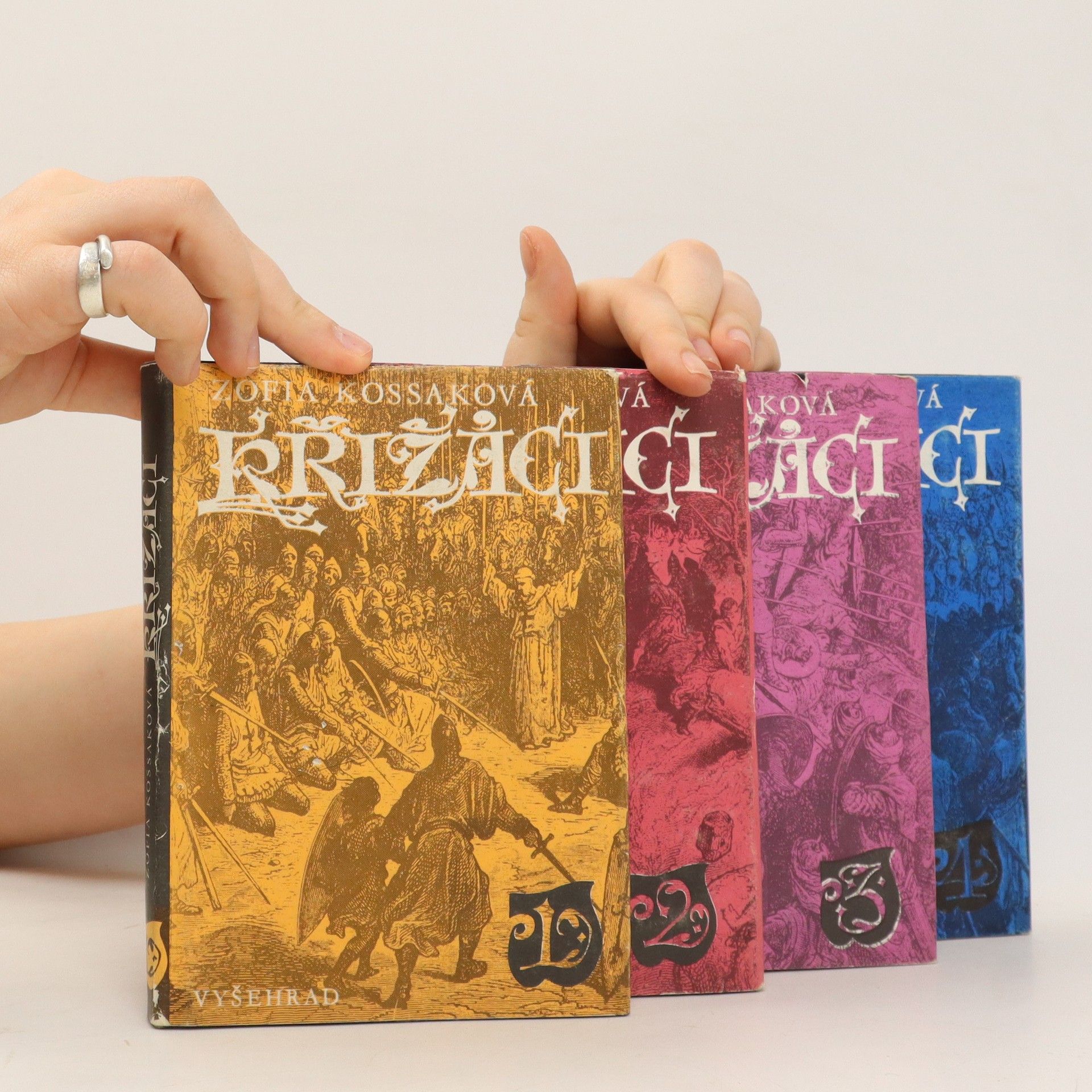 Zofia Kossak Křižáci 1-4