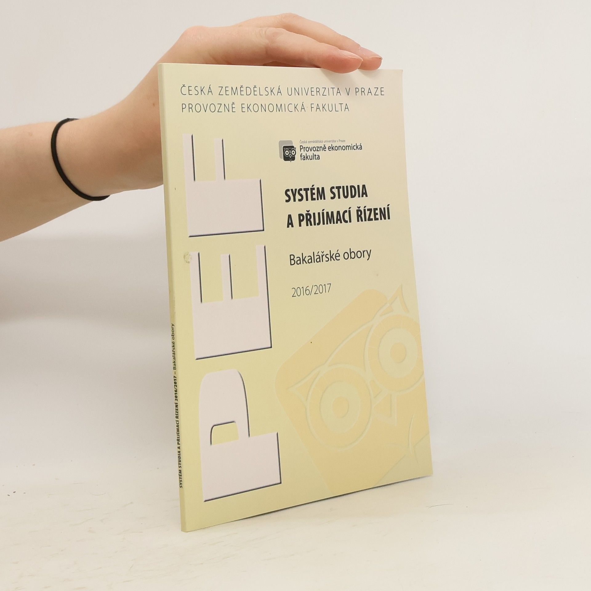 AA.VV. Informace o studiu ČZU. Systém studia a přijímací řízení