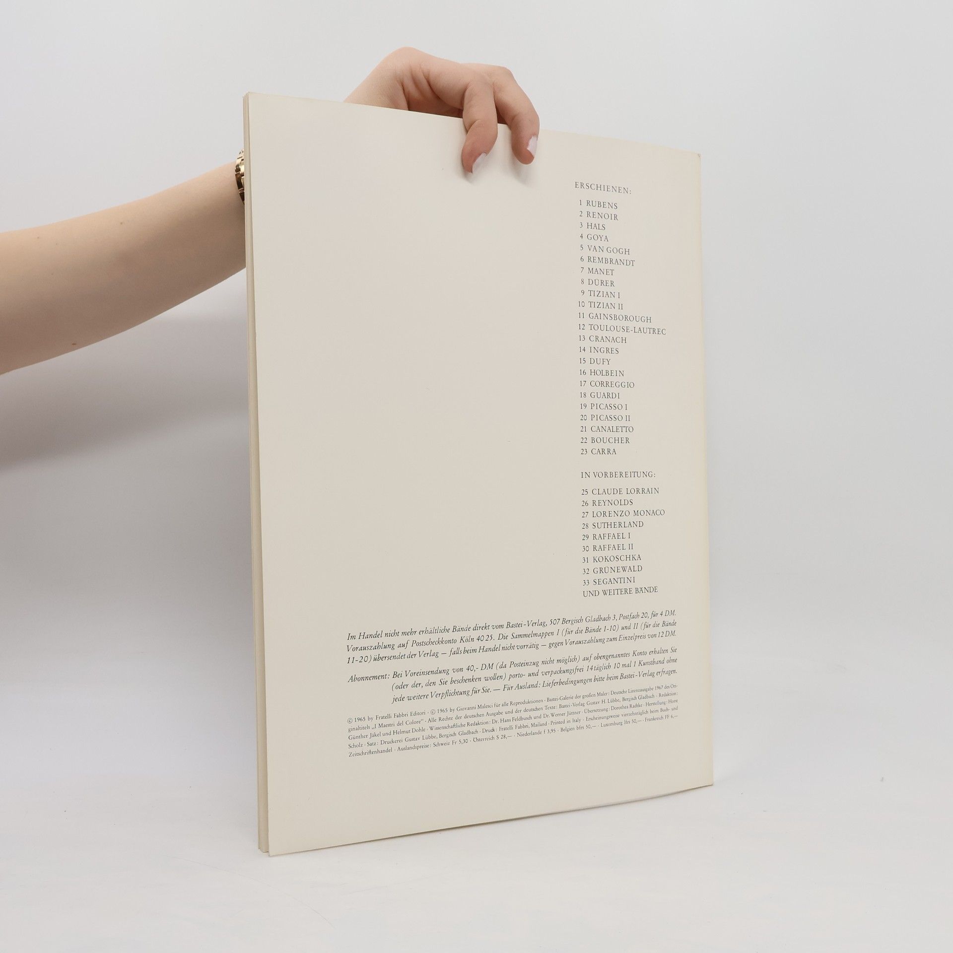 Autorenkollektiv Galerie der Grossen Maler Nr. 24. Fattori