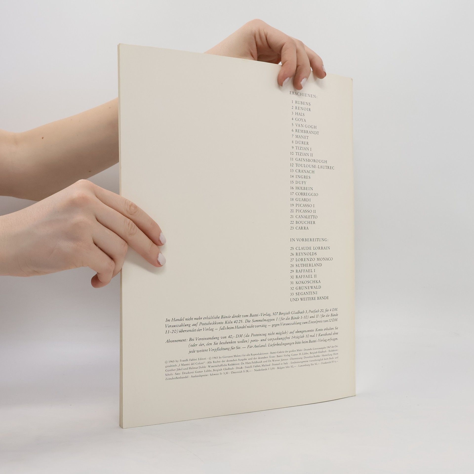 Autorenkollektiv Galerie der Grossen Maler Nr. 24. Fattori