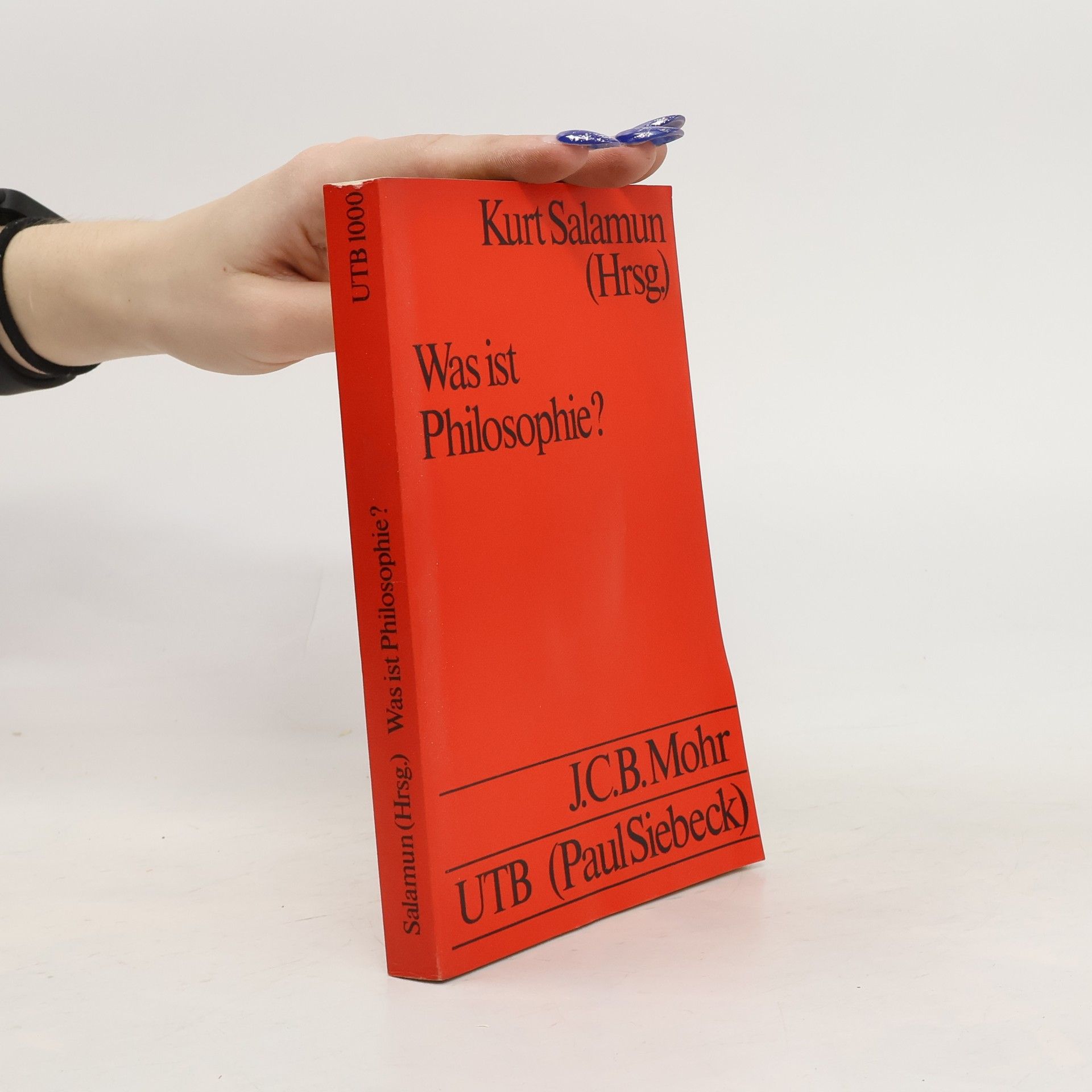 Kurt Salamun Was ist Philosophie?