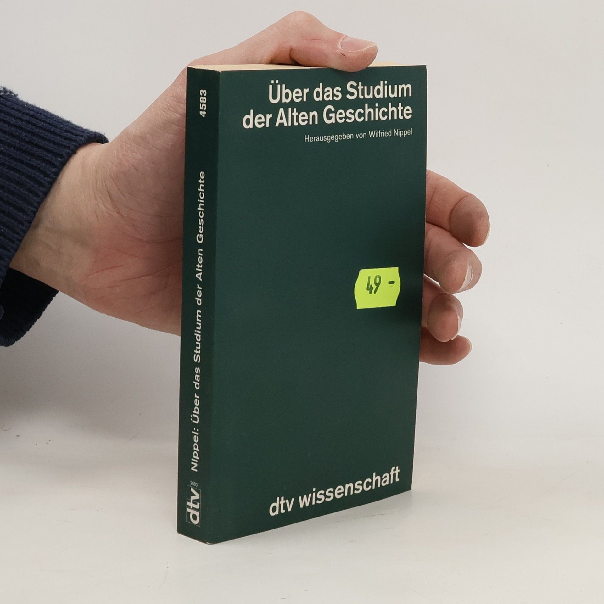 Wilfried Nippel Über das Studium der Alten Geschichte