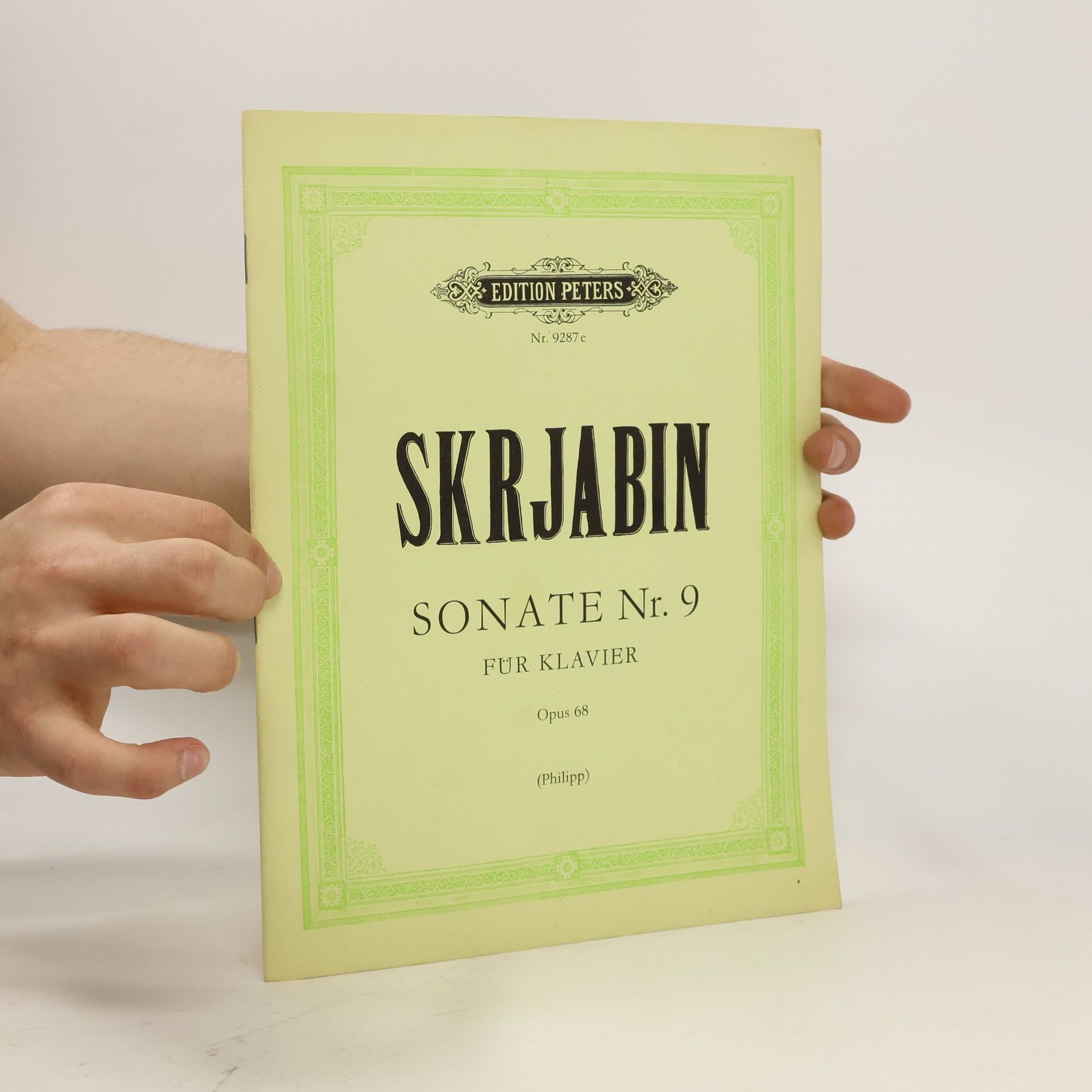 Collectif d'auteurs Skrjabin Sonate Nr. 9 für Klavier