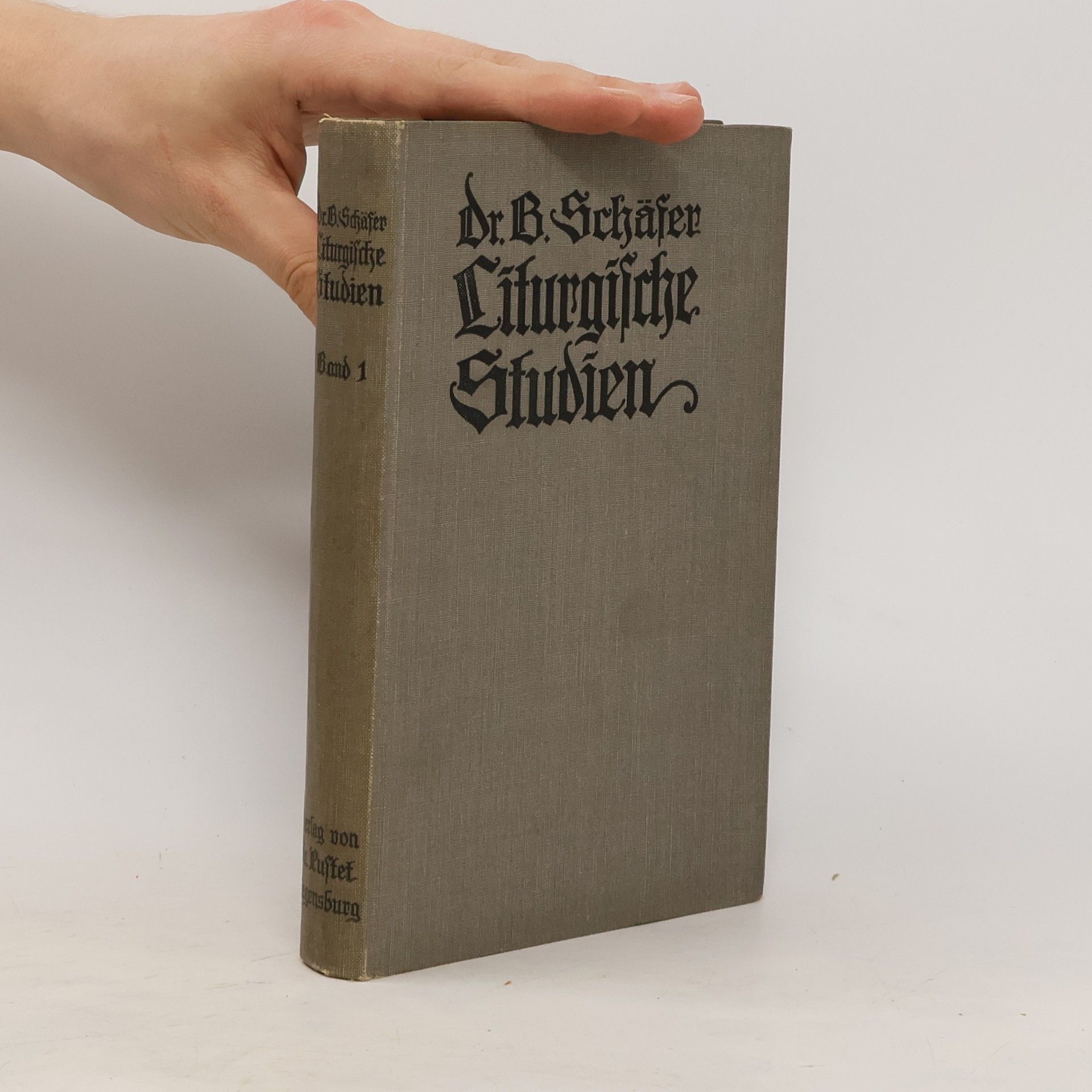 Bernhard Schäfer Liturgische Studien