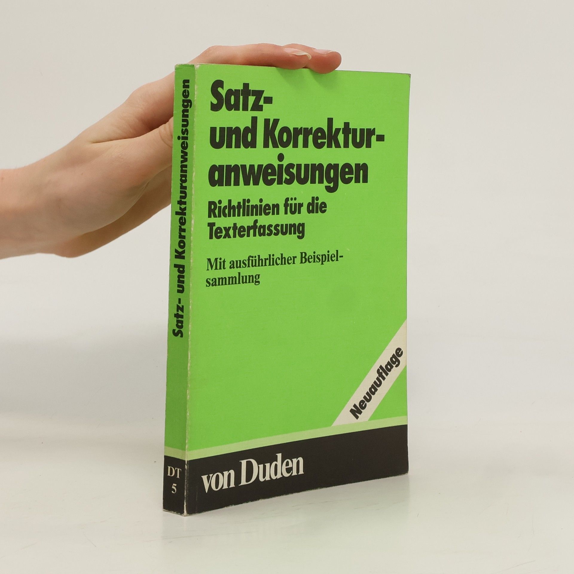 Friedrich Wilhelm Weitershaus Duden Satz-und Korrekturanweisungen