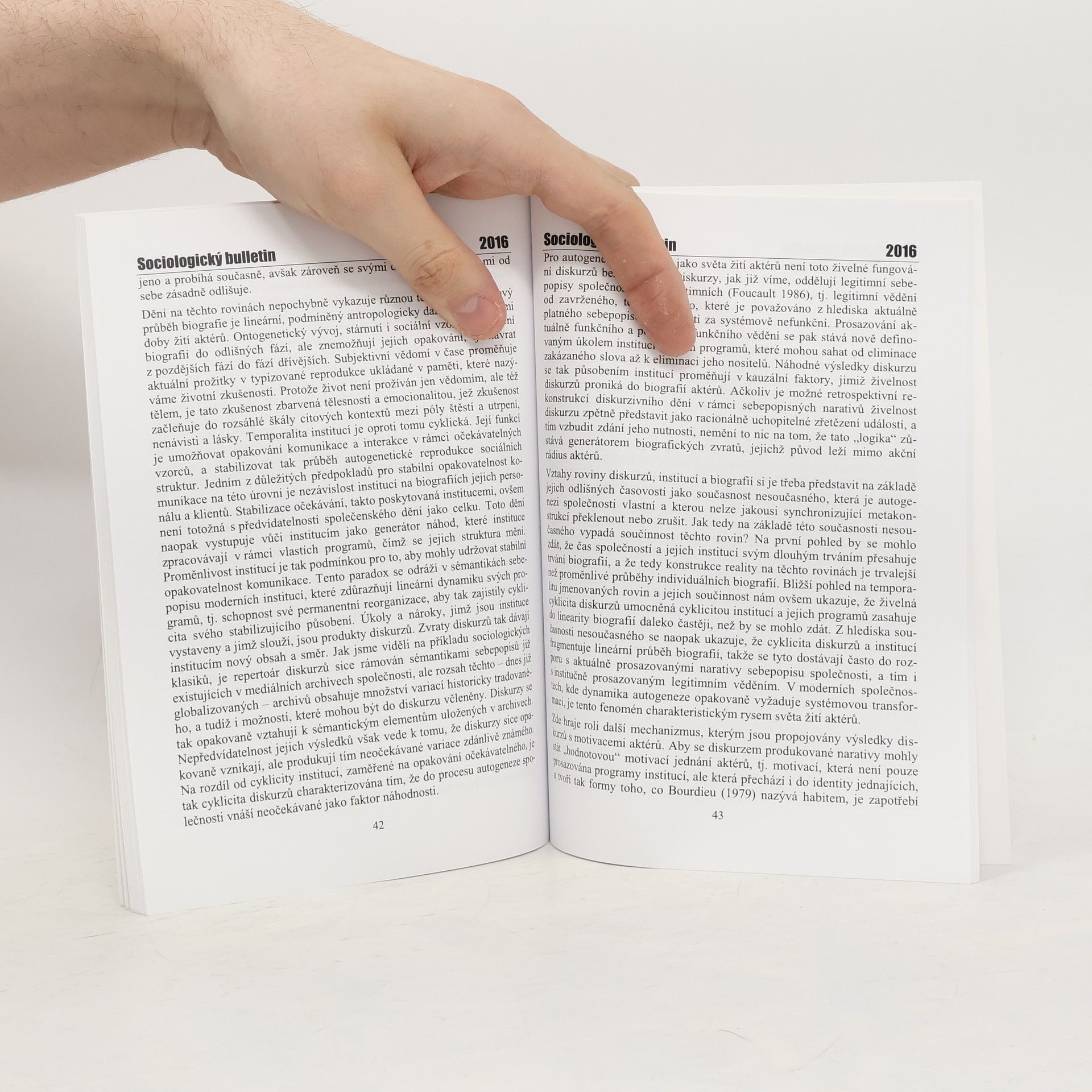 Kolektív autorov Sociologický bulletin 2016