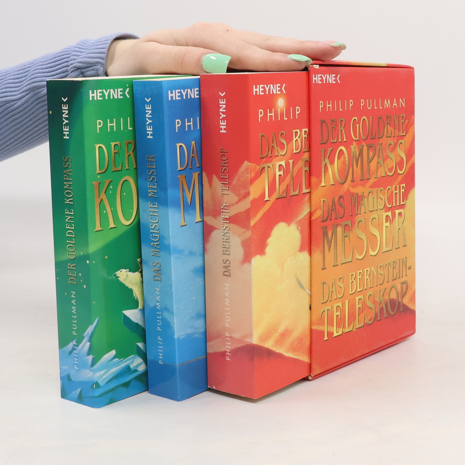 Philip Pullman Der Goldene Kompass. Das Magische Messer. Das Bernstein Teleskop