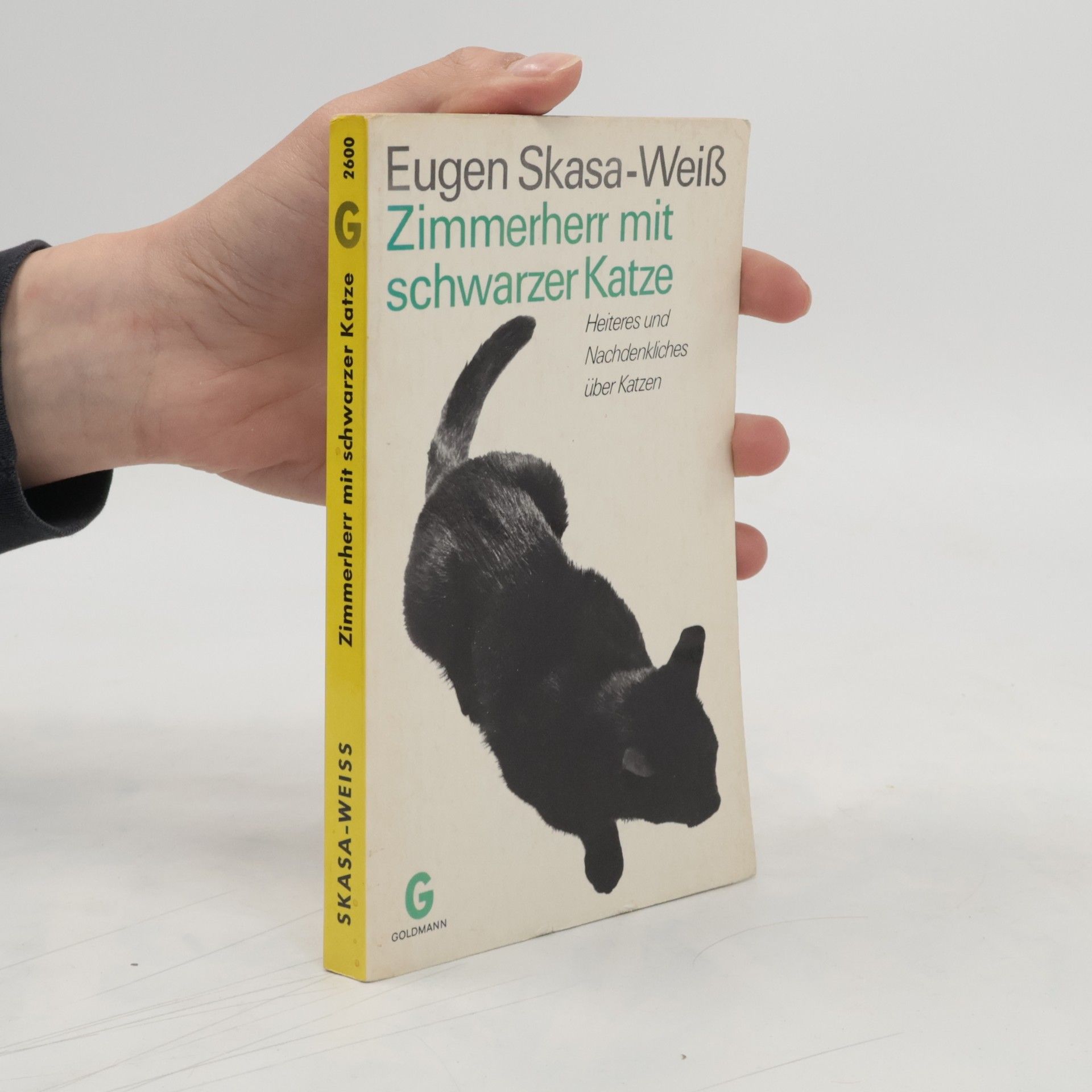 Eugen Skasa-Weiss Zimmerherr mit schwarzer Katze