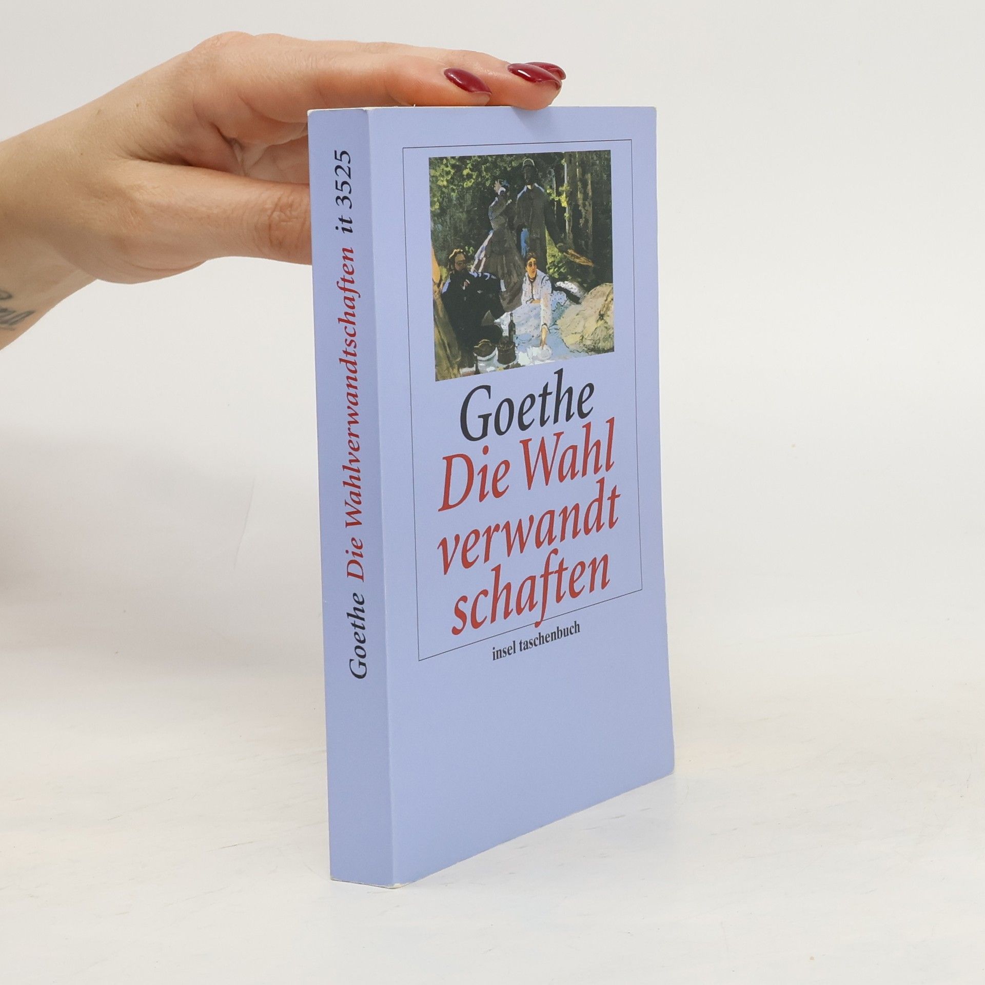 Johann Wolfgang von Goethe Die Wahlverwandtschaften