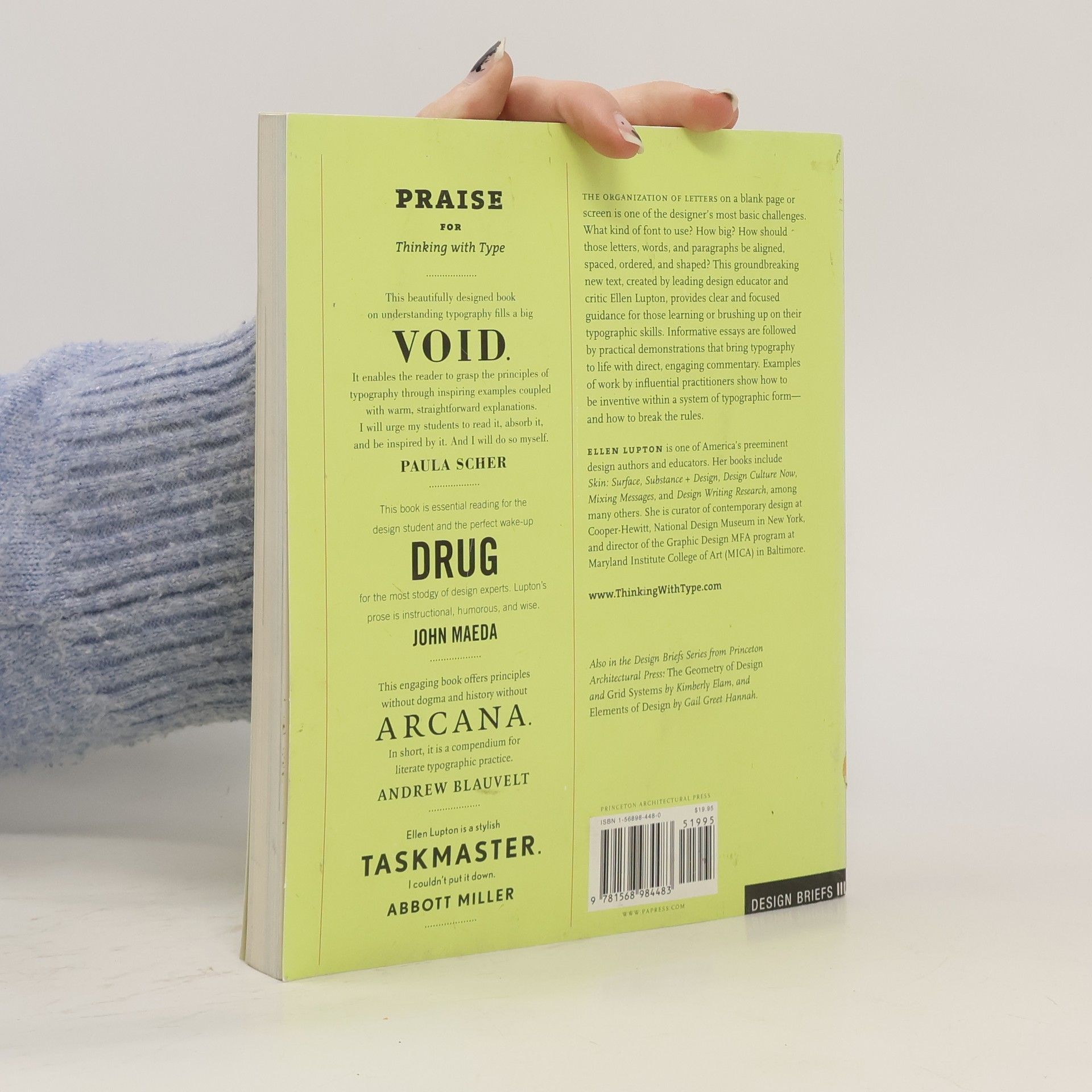 Ellen Lupton Thinking with type