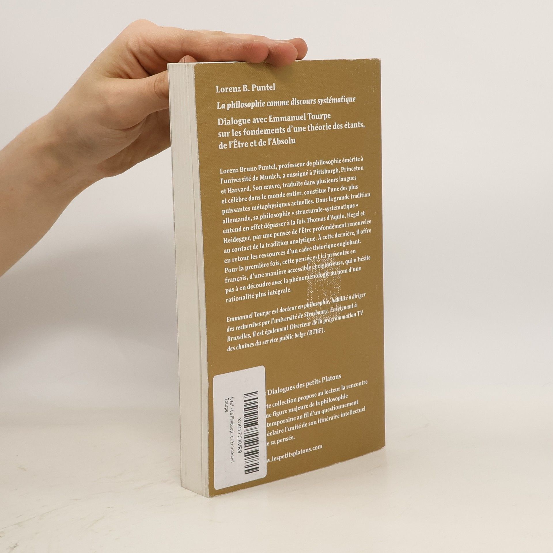 Bruno L. Puntel La philosophie comme discours systématique