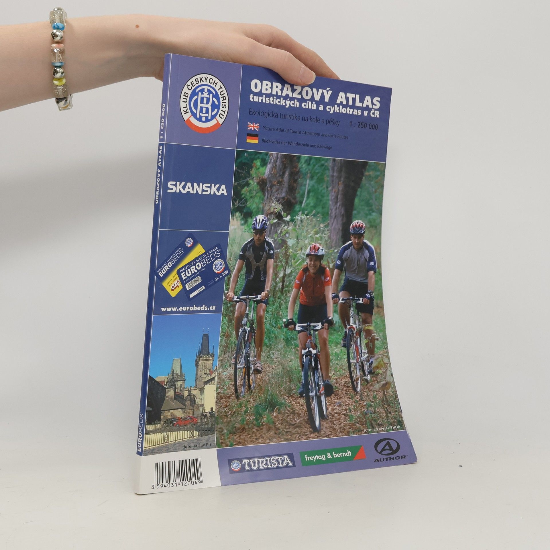 Collectif d'auteurs Obrazový atlas turistických cílů a cyklotras v ČR 1:250 000