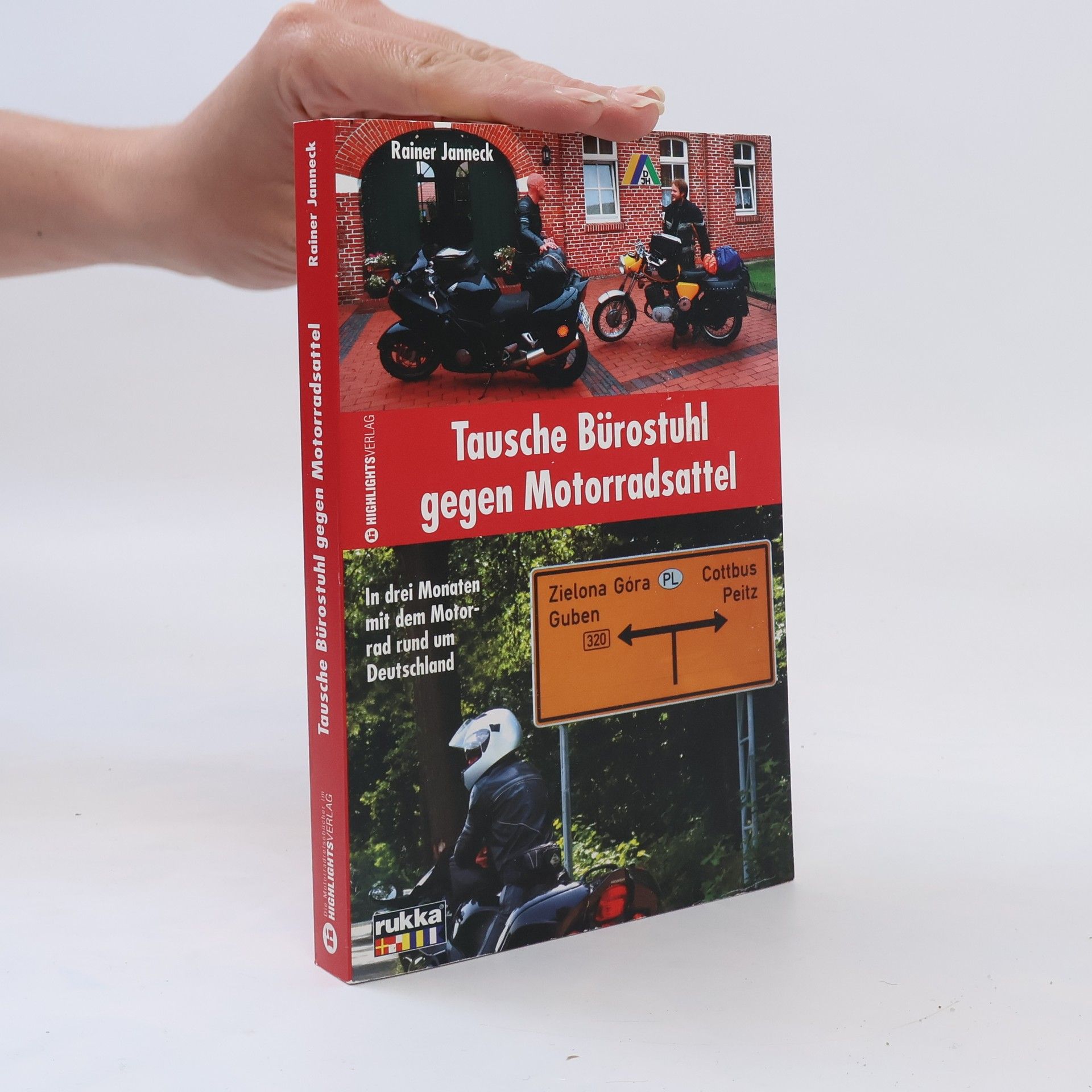 Rainer Janneck Tausche Bürostuhl gegen Motorradsattel