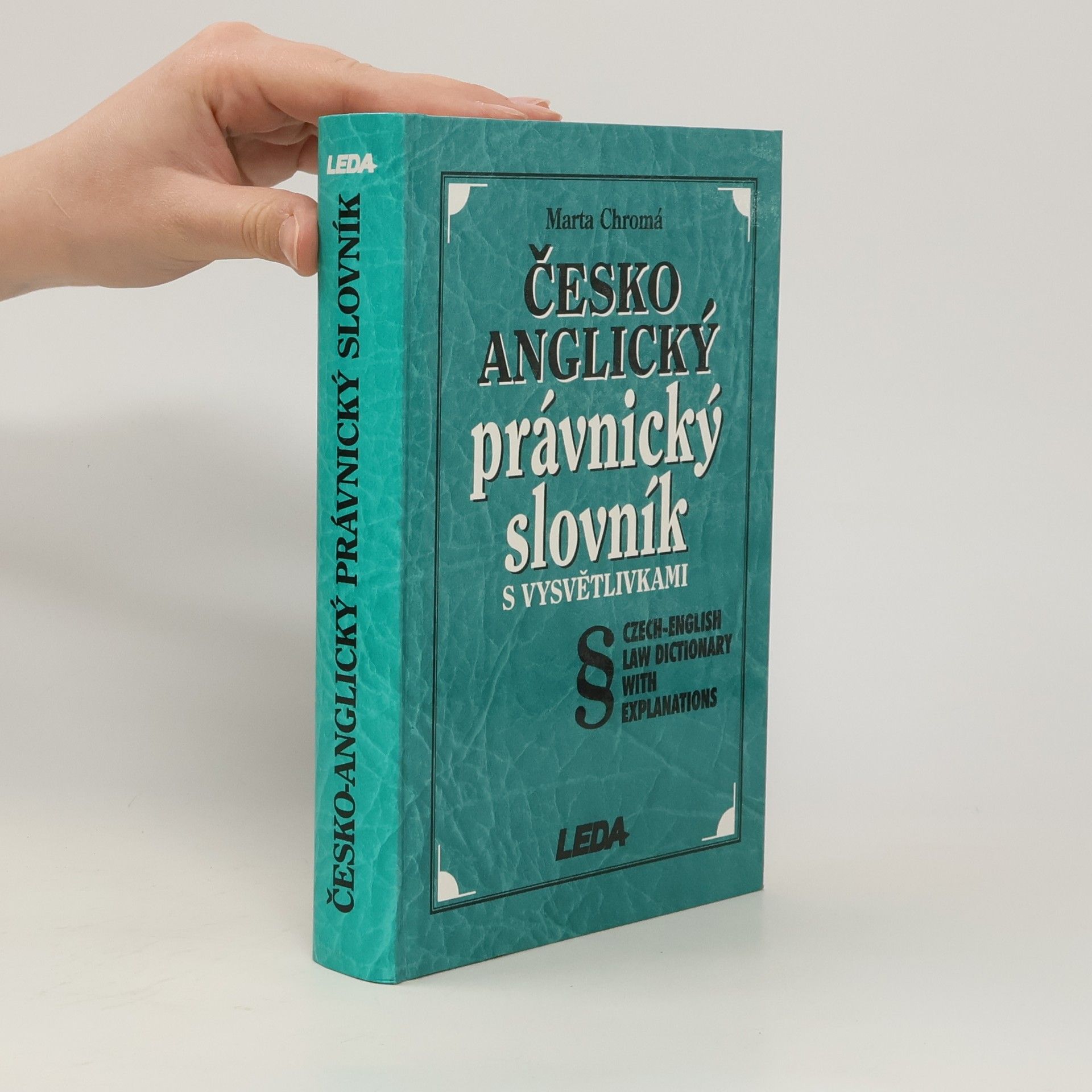 Marta Chromá Česko anglický právnický slovník