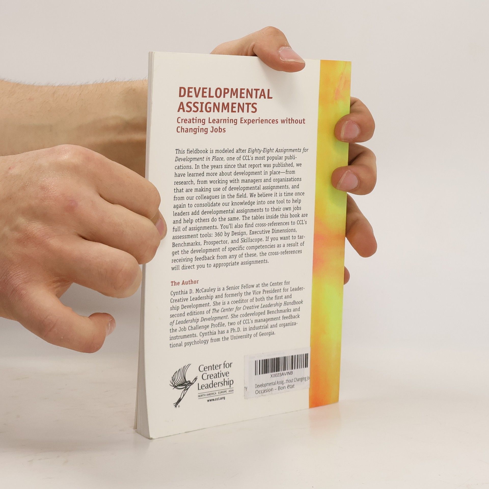 Cynthia D. Mccauley Developmental Assignments