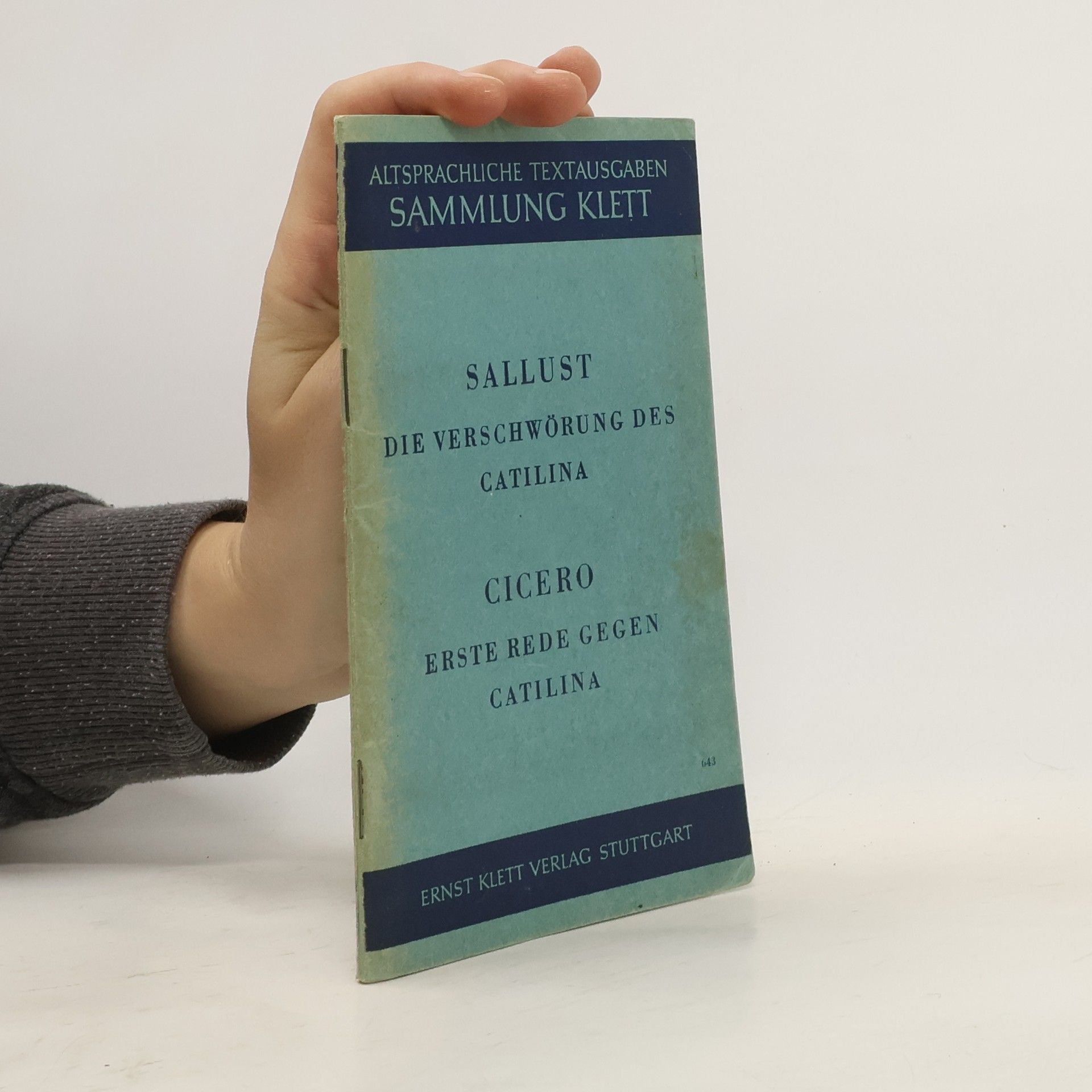 Gaius Sallustius Crispus Altsprache Textausgaben Sammlung Klett