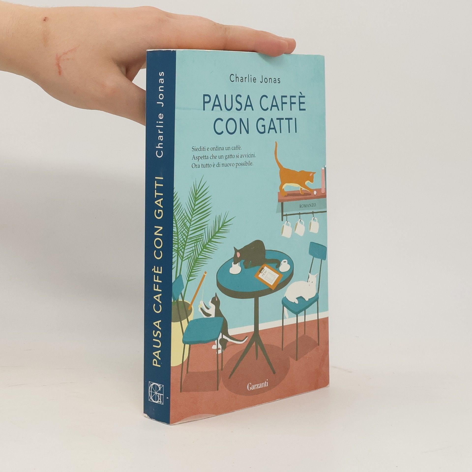 Charlie Jonas Pausa caffè con gatti