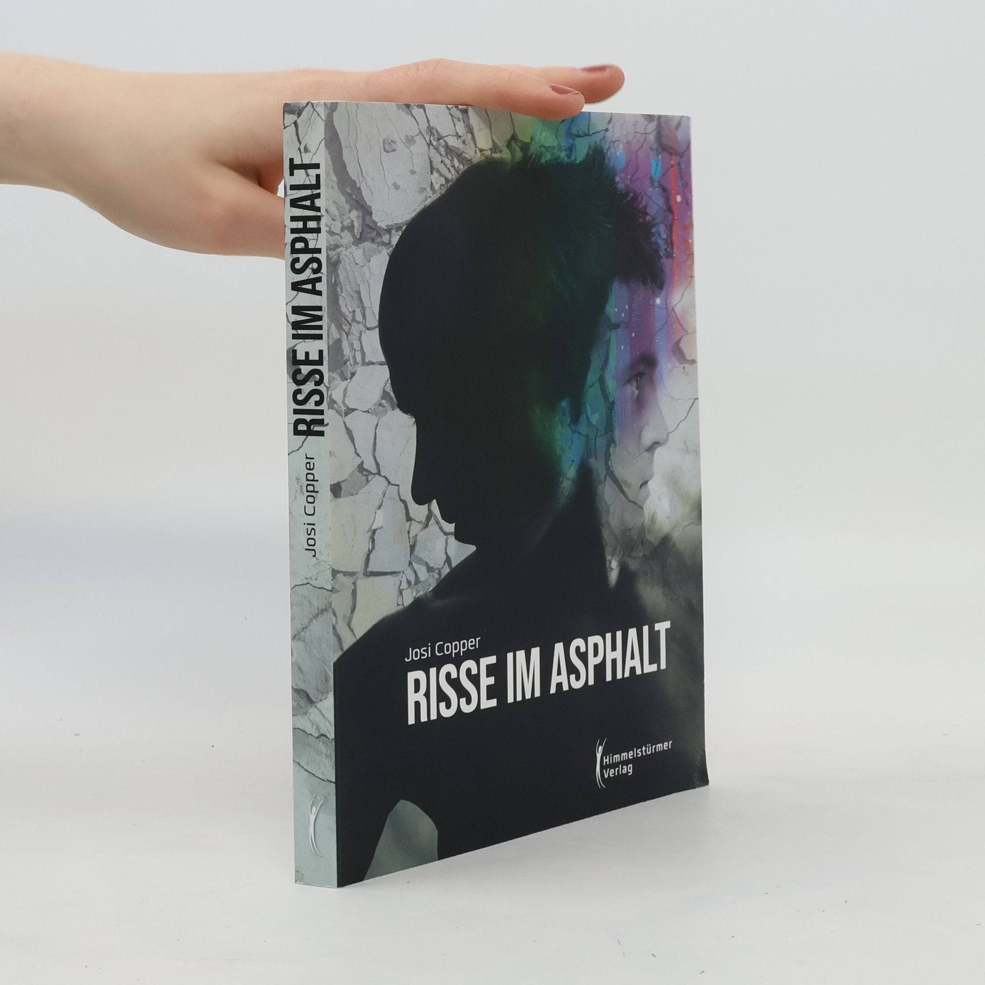 Josi Copper Risse im Asphalt