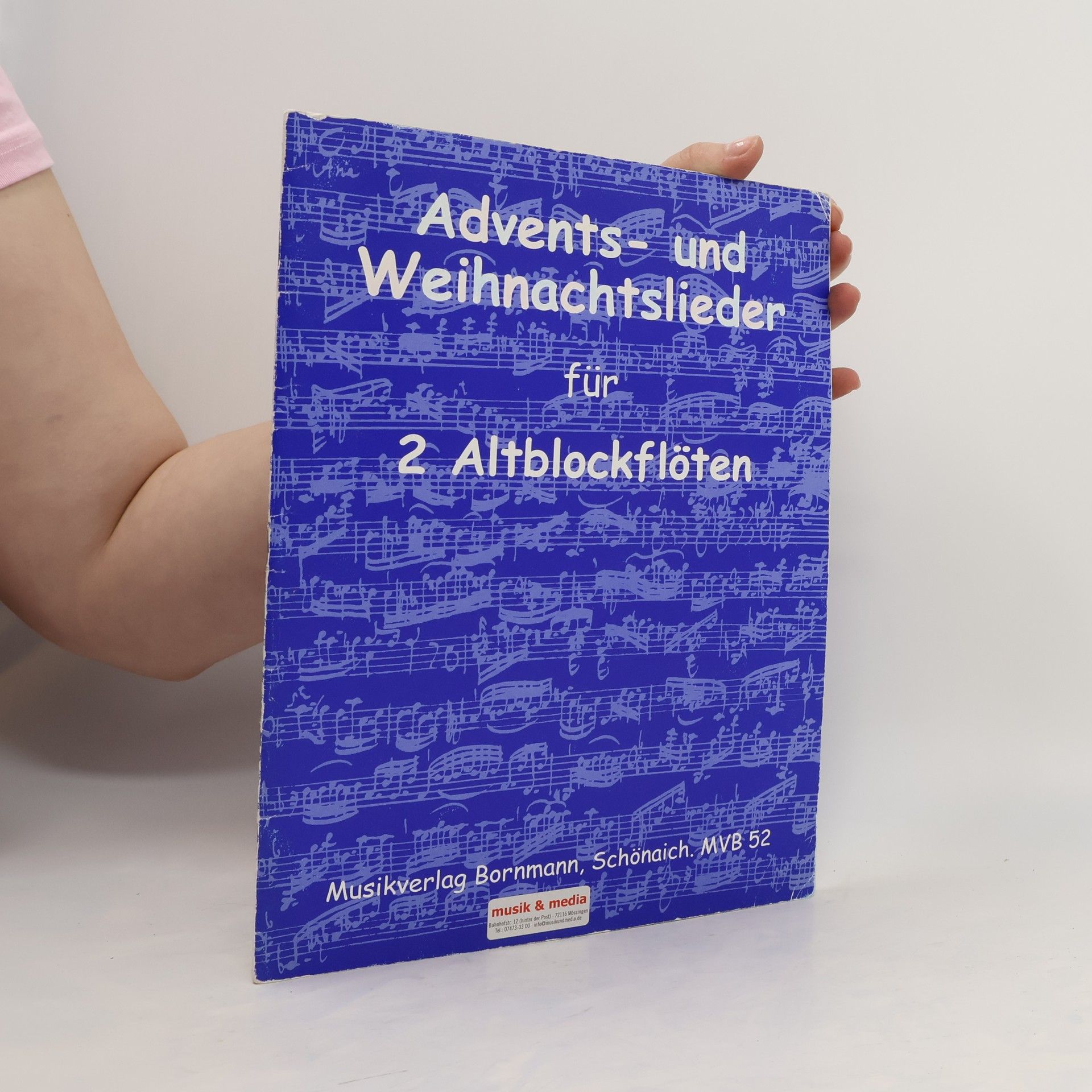 Collectif d'auteurs Advents- un Weihnachtslieder für 2. Altblockflöten