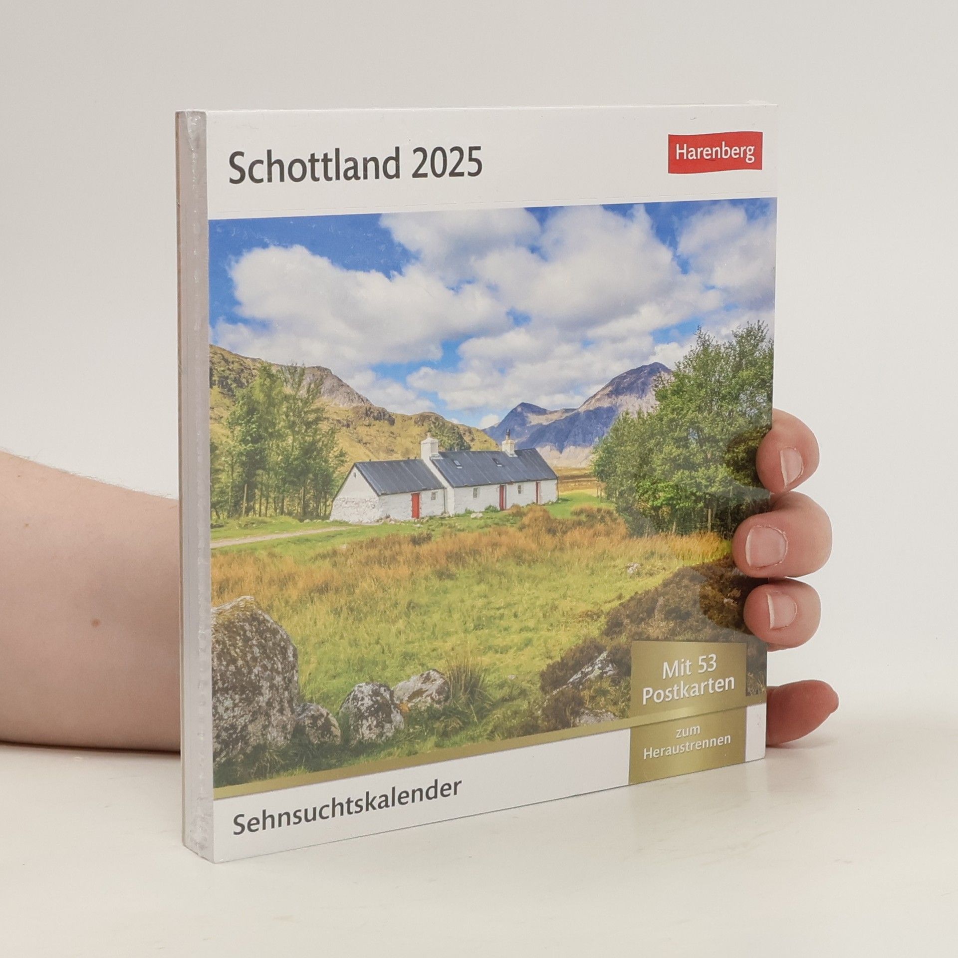kolektiv Schottland Sehnsuchtskalender 2025 - Wochenkalender mit 53 Postkarten