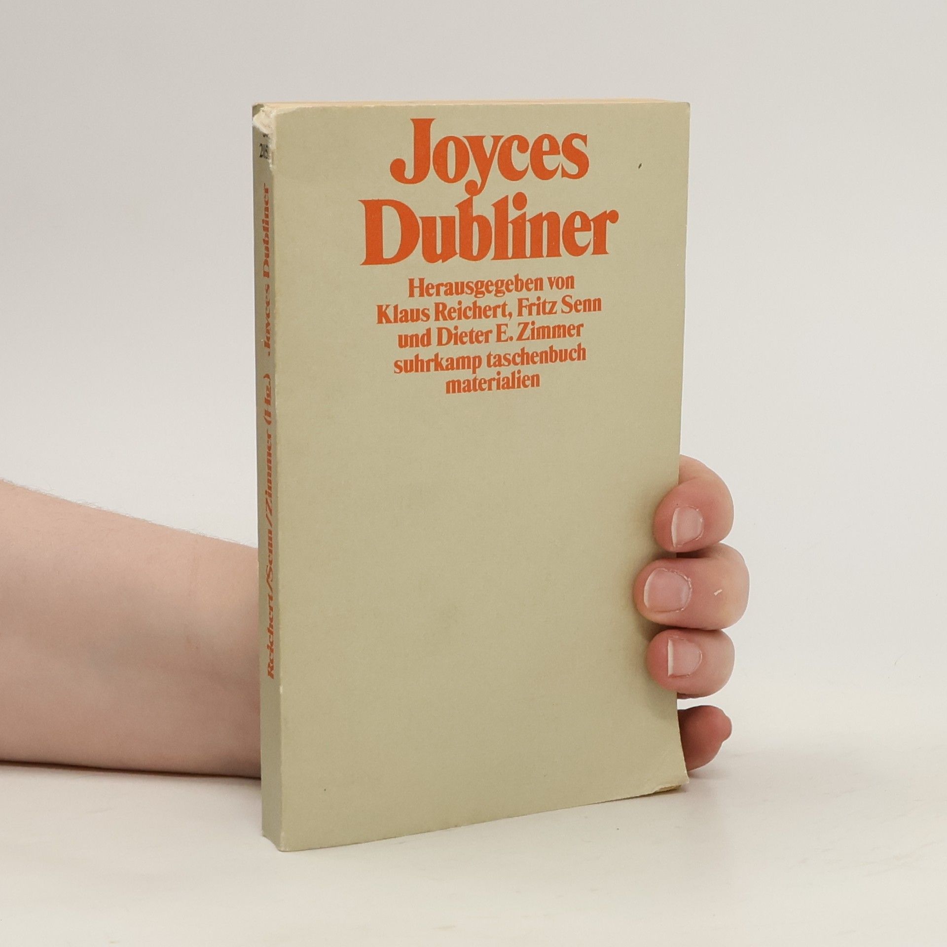Klaus Reichert Joyces Dubliner