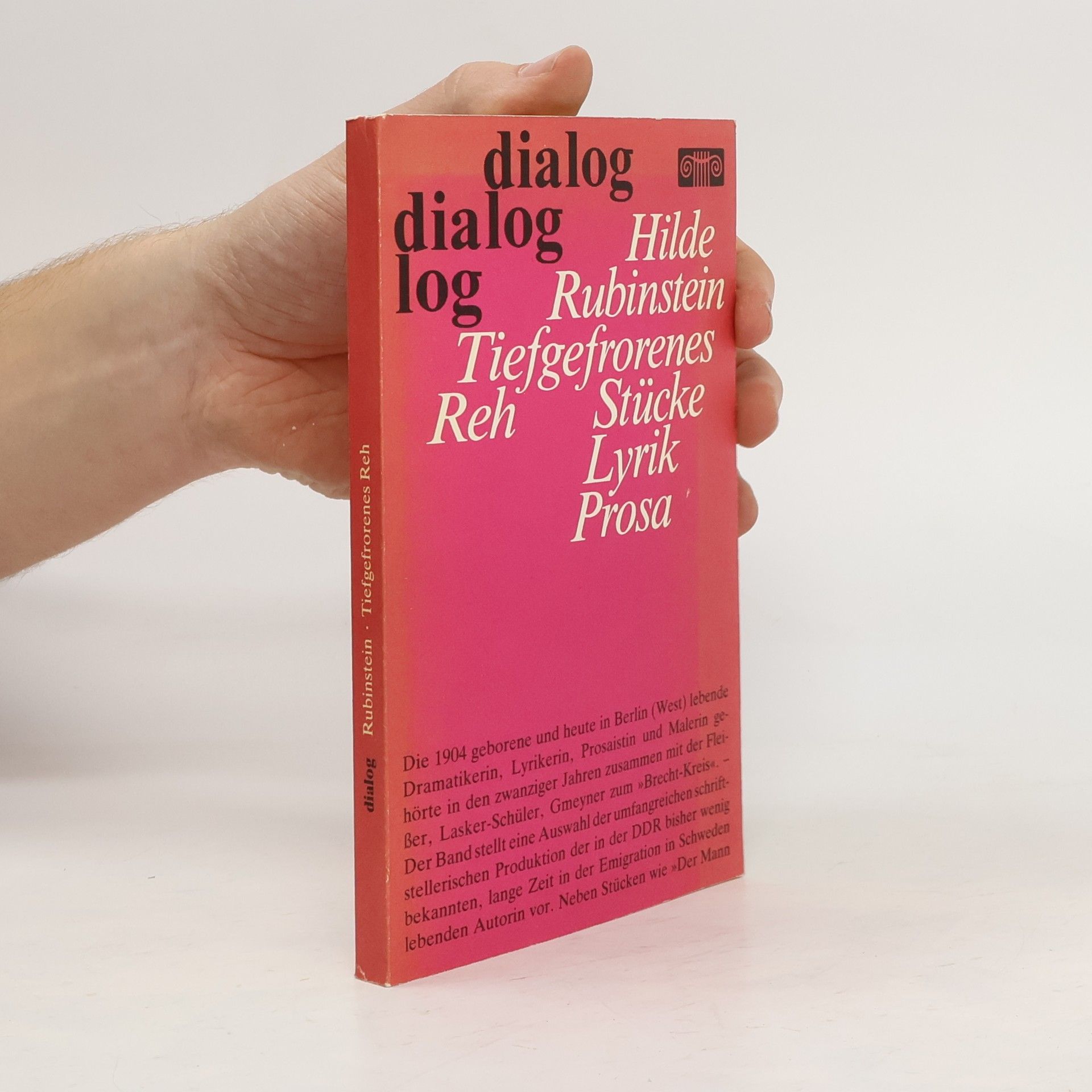 Hilde Rubinstein Tiefgefrorenes Reh