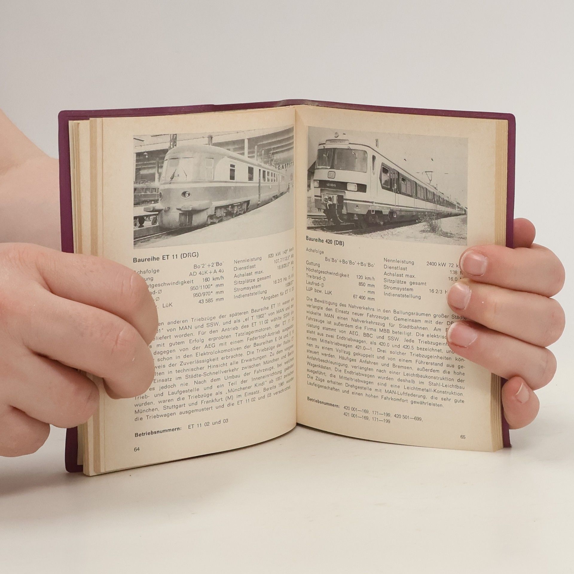Horst Joachim Obermayer Taschenbuch deutsche Triebwagen