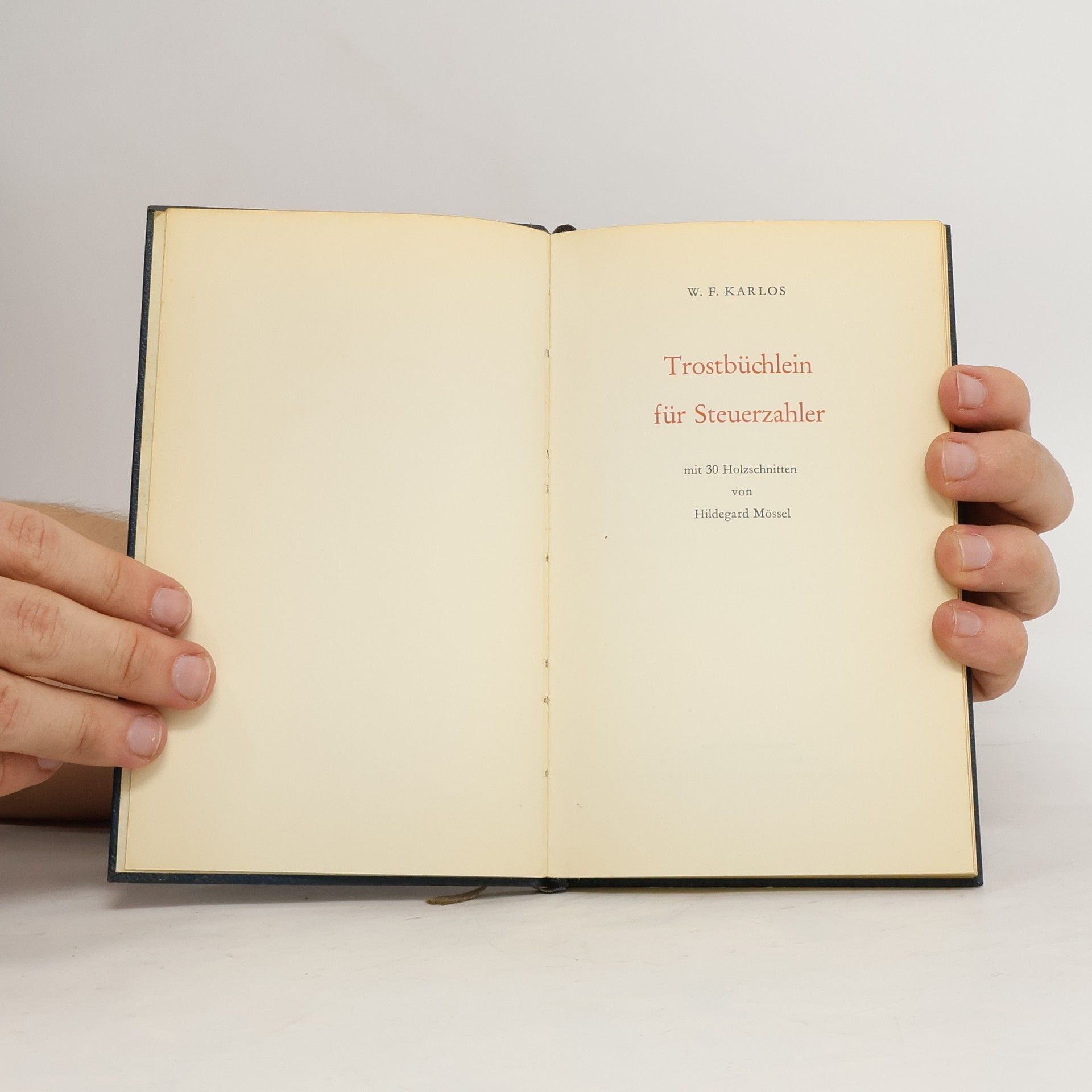 Walter Friedrich Kappes Trostbüchlein für Steuerzahler
